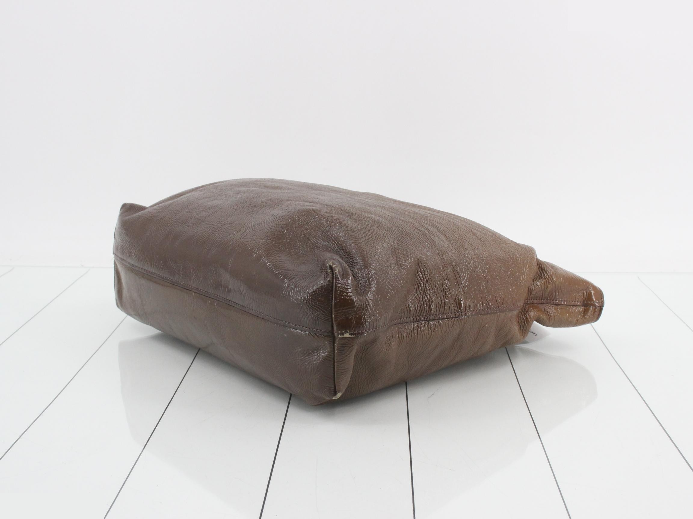 Shoulder bag, 2-way, patent leather — view 6