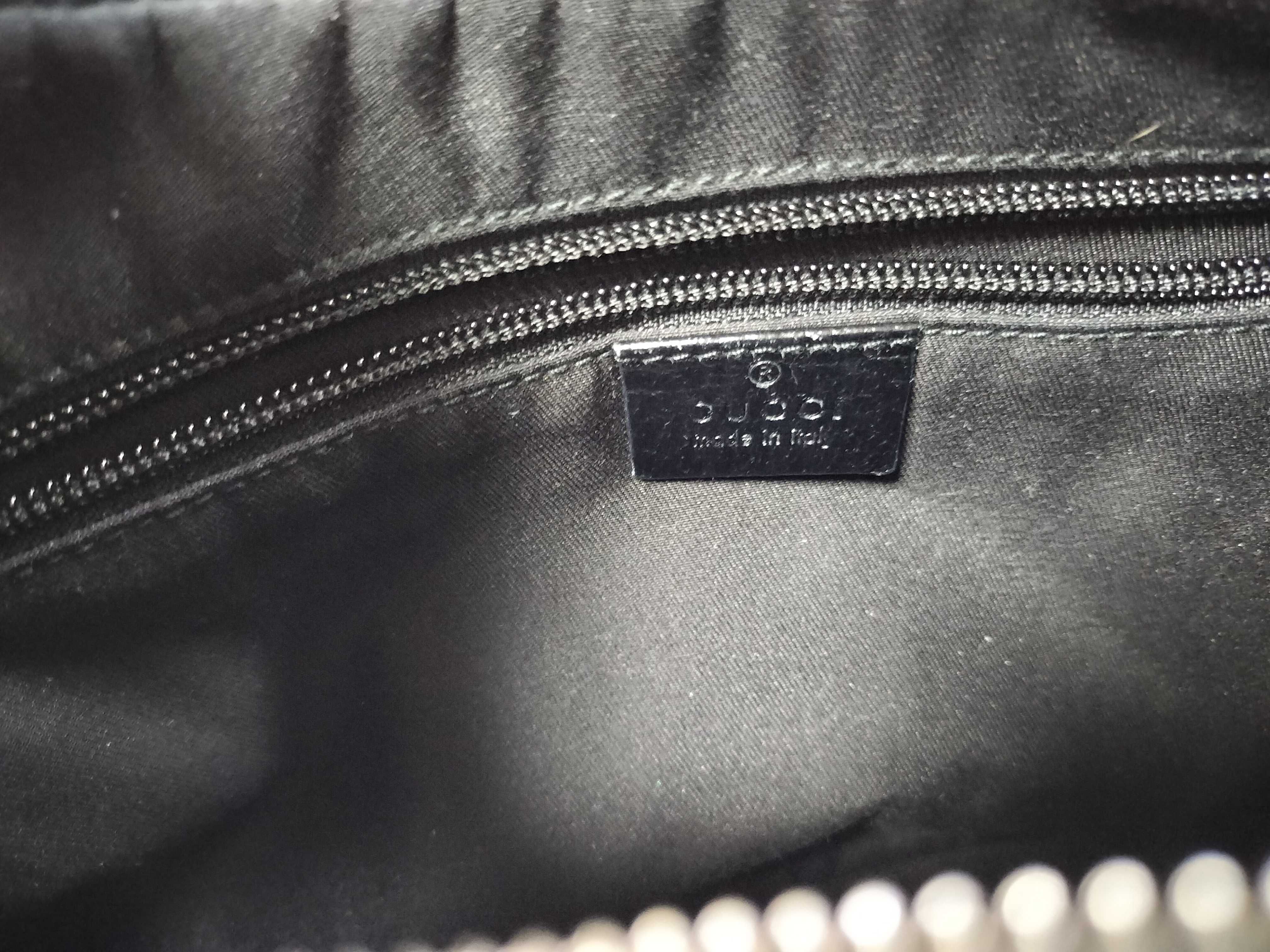 GG Canvas Shoulder Bag, Black, 122790 (Shoulder Bag) — view 12