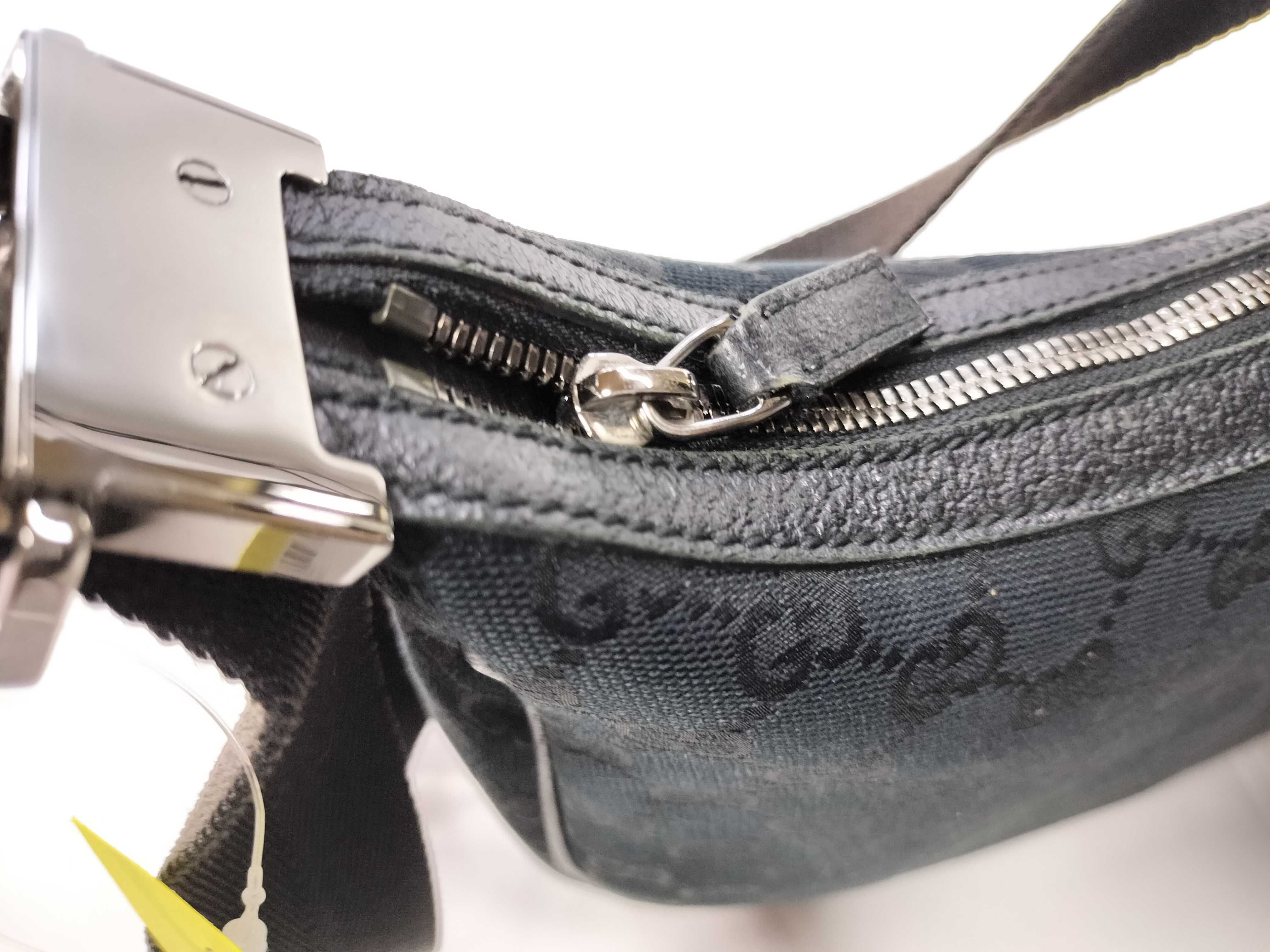 GG Canvas Shoulder Bag, Black, 122790 (Shoulder Bag) — view 13