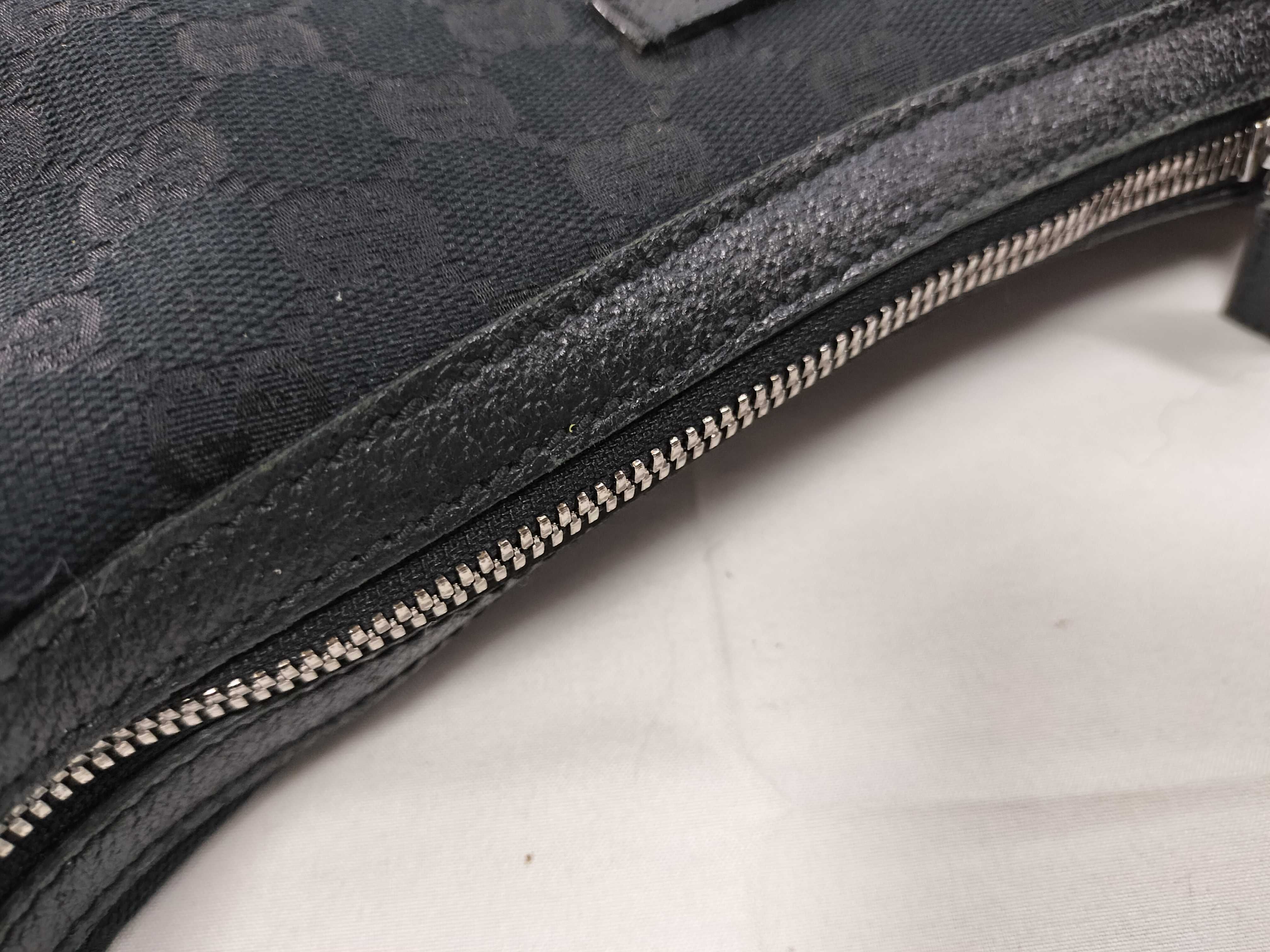 GG Canvas Shoulder Bag, Black, 122790 (Shoulder Bag) — view 6