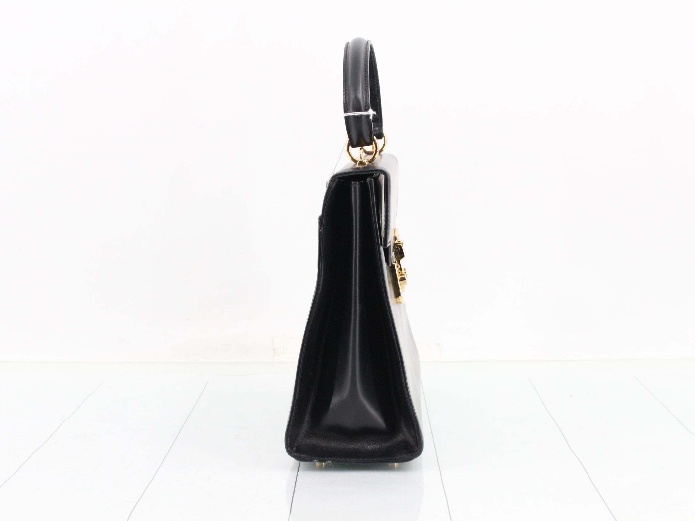 Lady Lock Leather Handbag — view 4