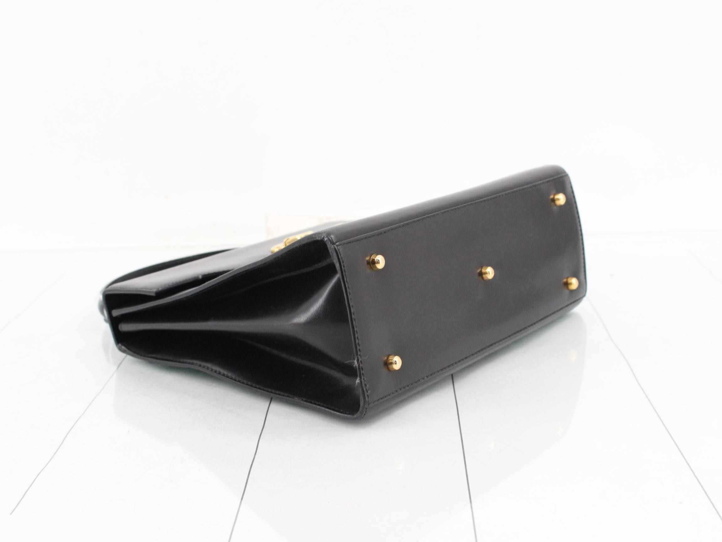 Lady Lock Leather Handbag — view 5