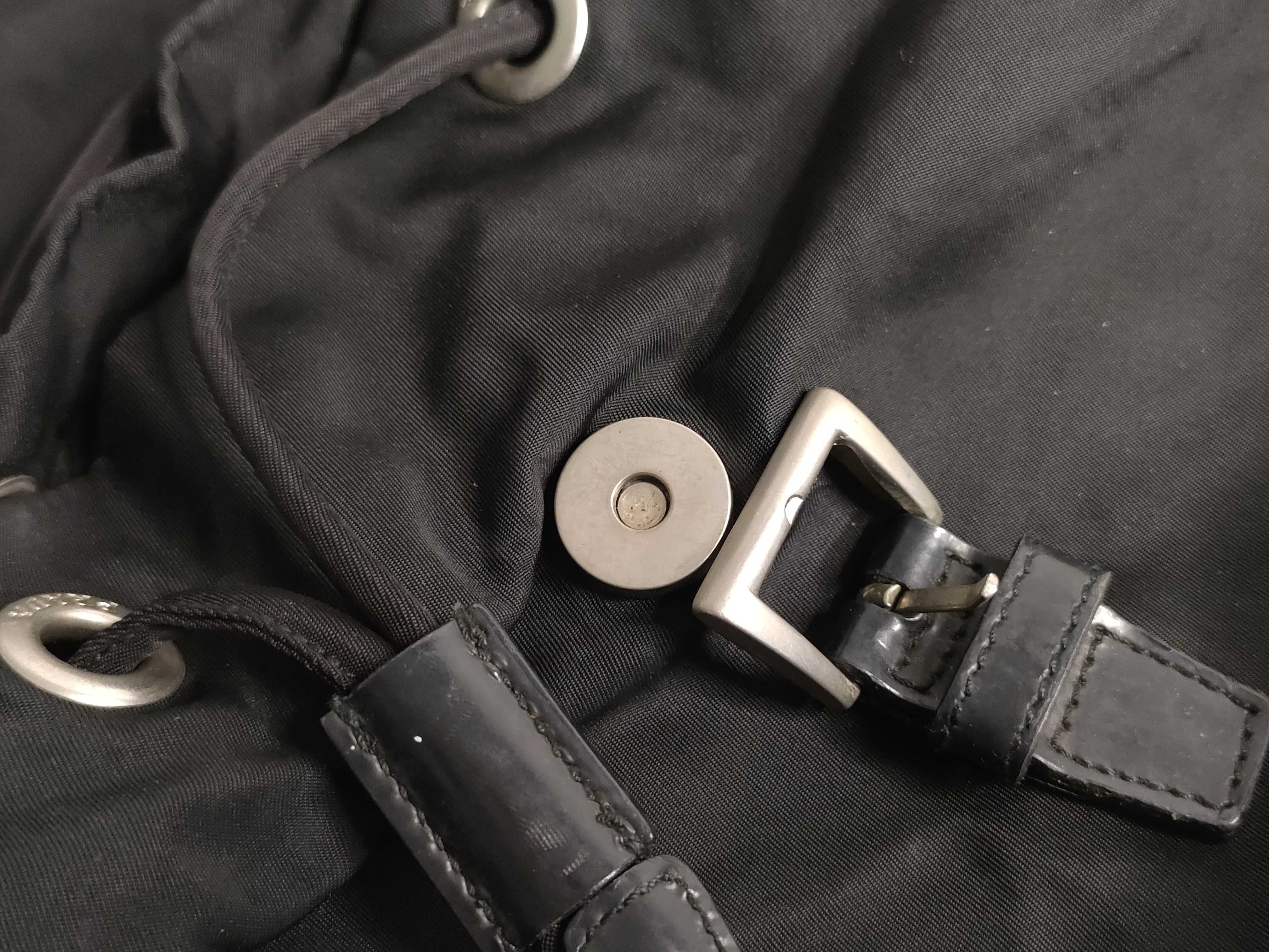 nylon backpack, black, small size. — view 13