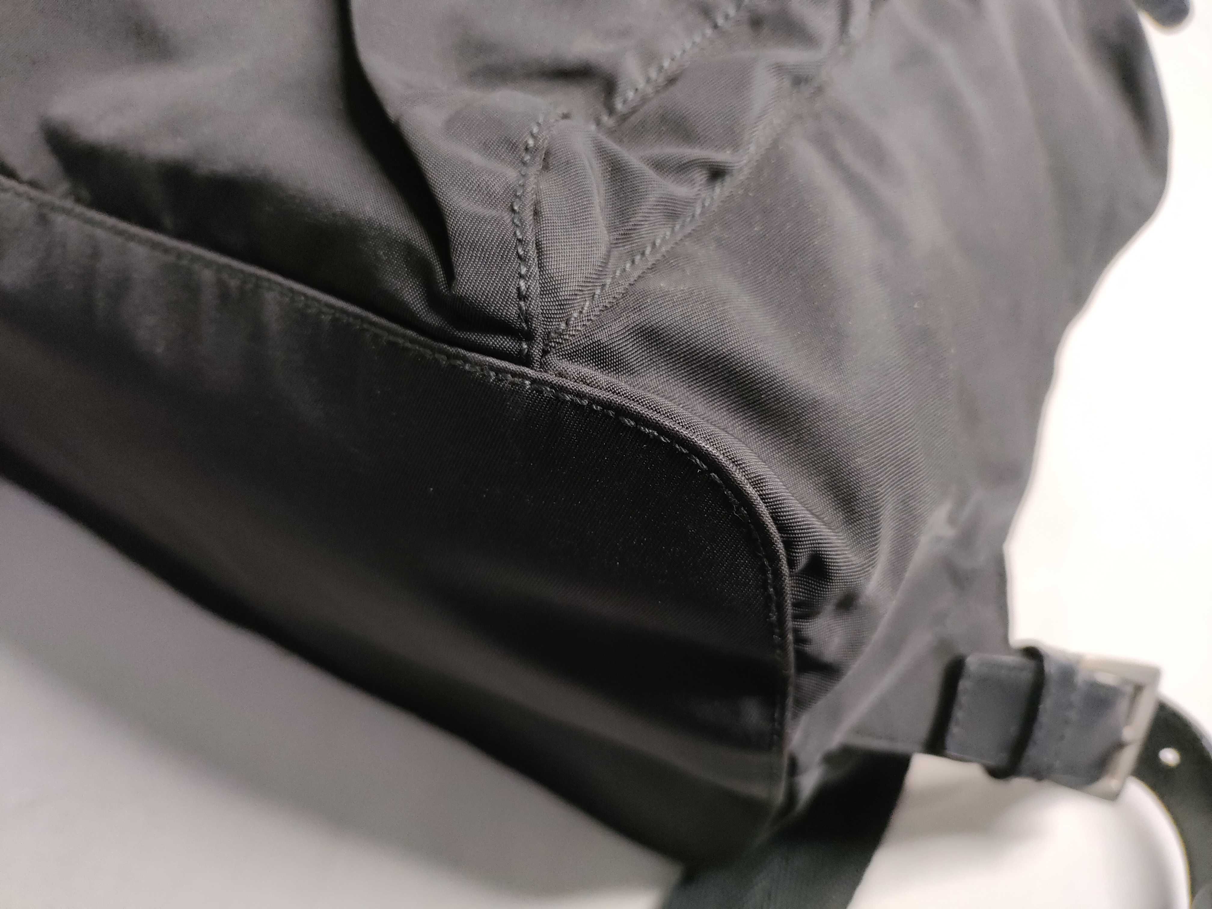 nylon backpack, black, small size. — view 6