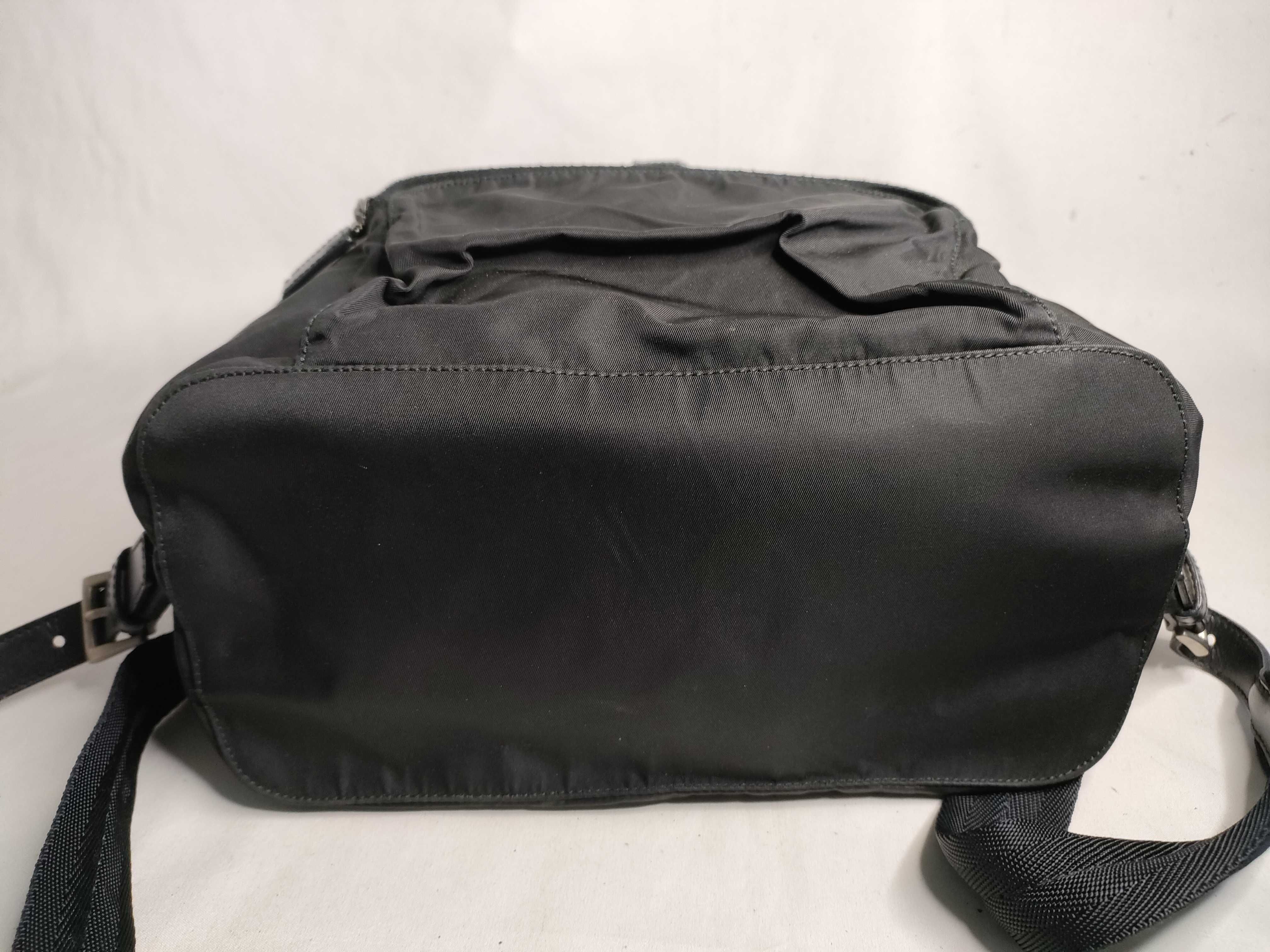 nylon backpack, black, small size. — view 7