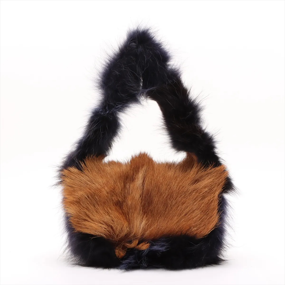 fur shoulder bag multicolor — view 2