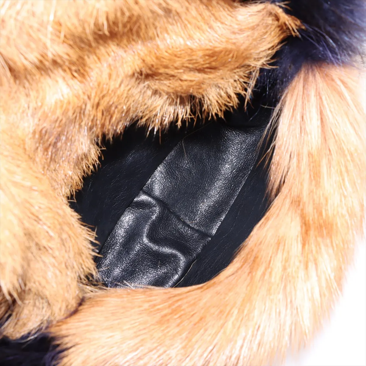 fur shoulder bag multicolor — view 7