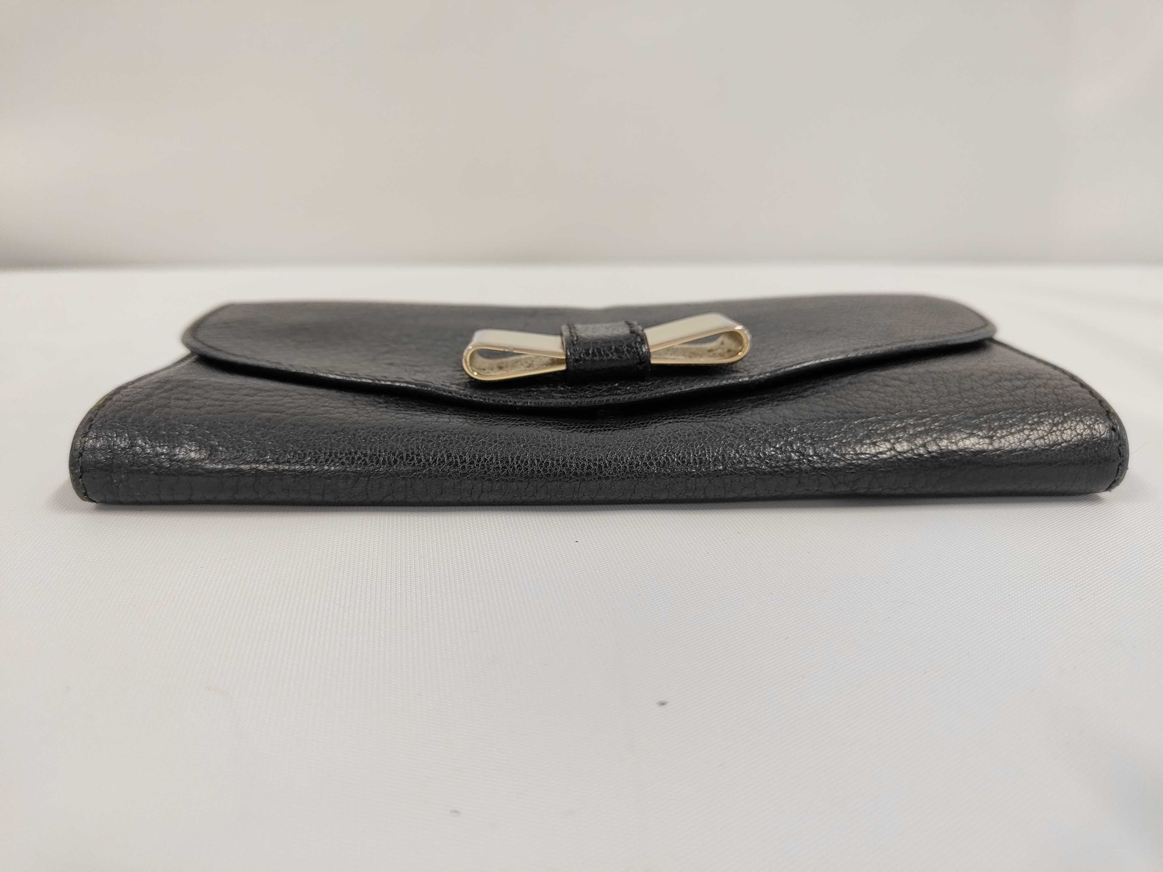 Lily Ribbon Long Wallet Leather Wallet — view 3