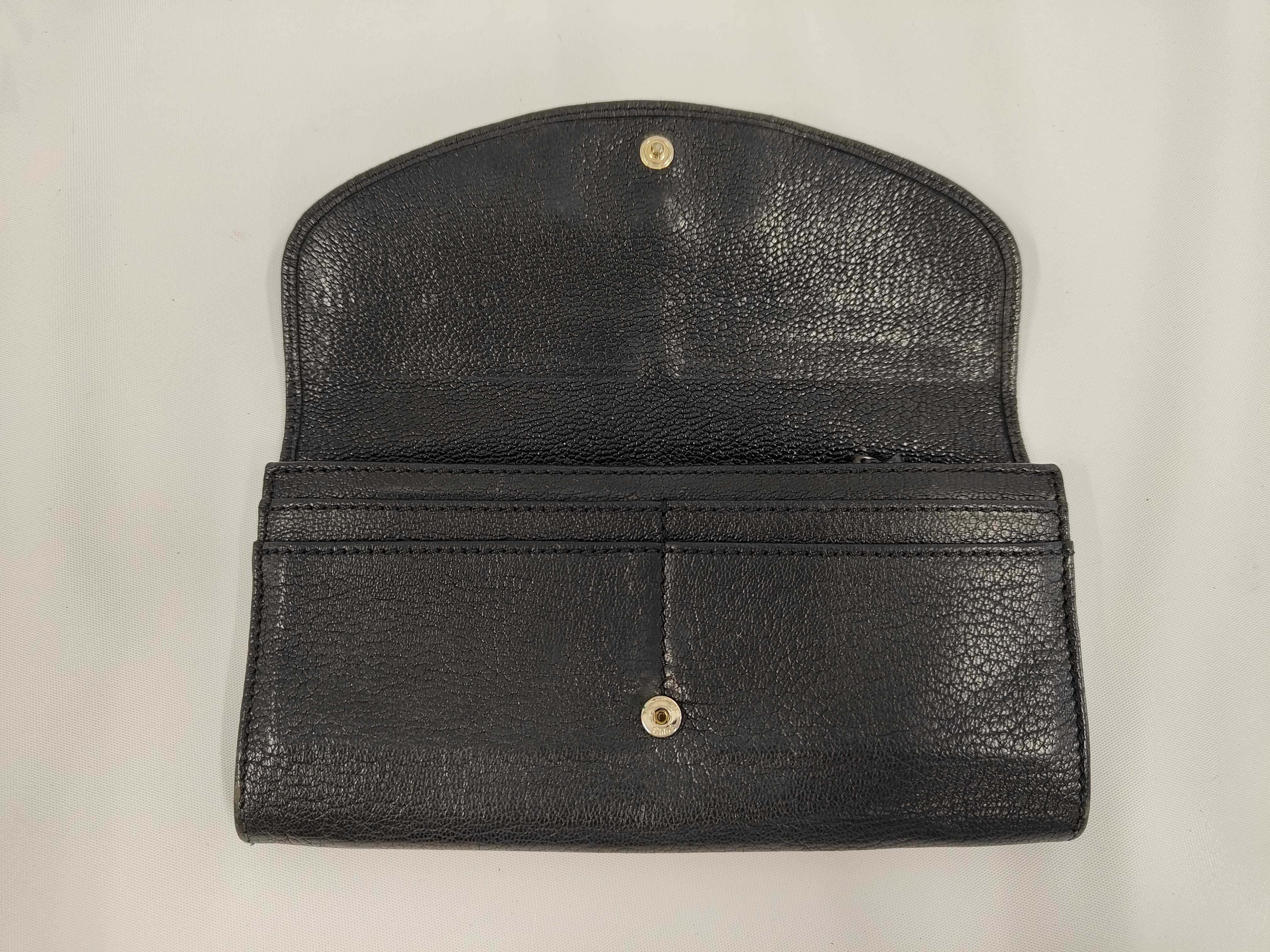 Lily Ribbon Long Wallet Leather Wallet — view 6