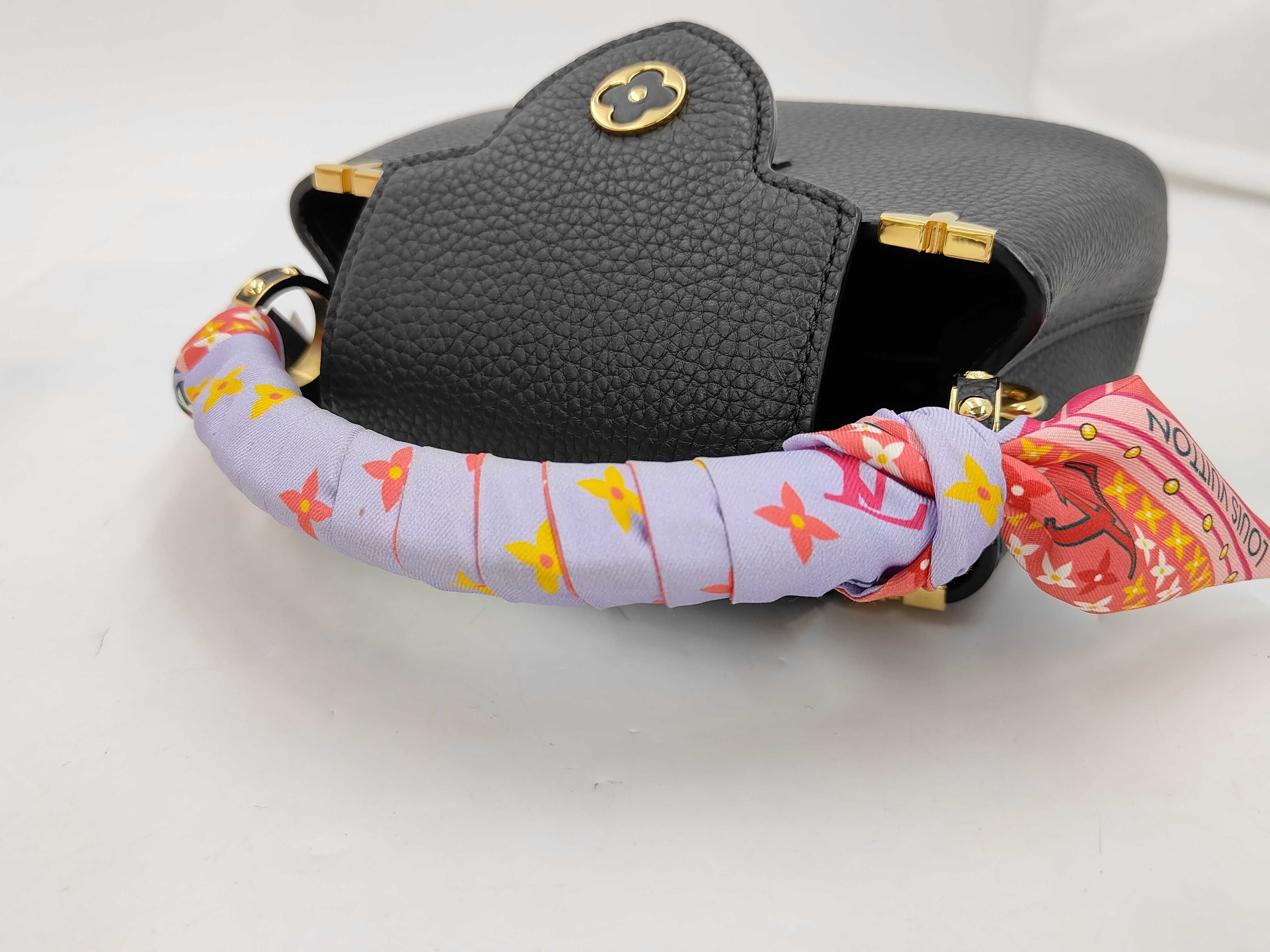 Capucines Mini Handbag with Twilly (M56669) RFID — view 3