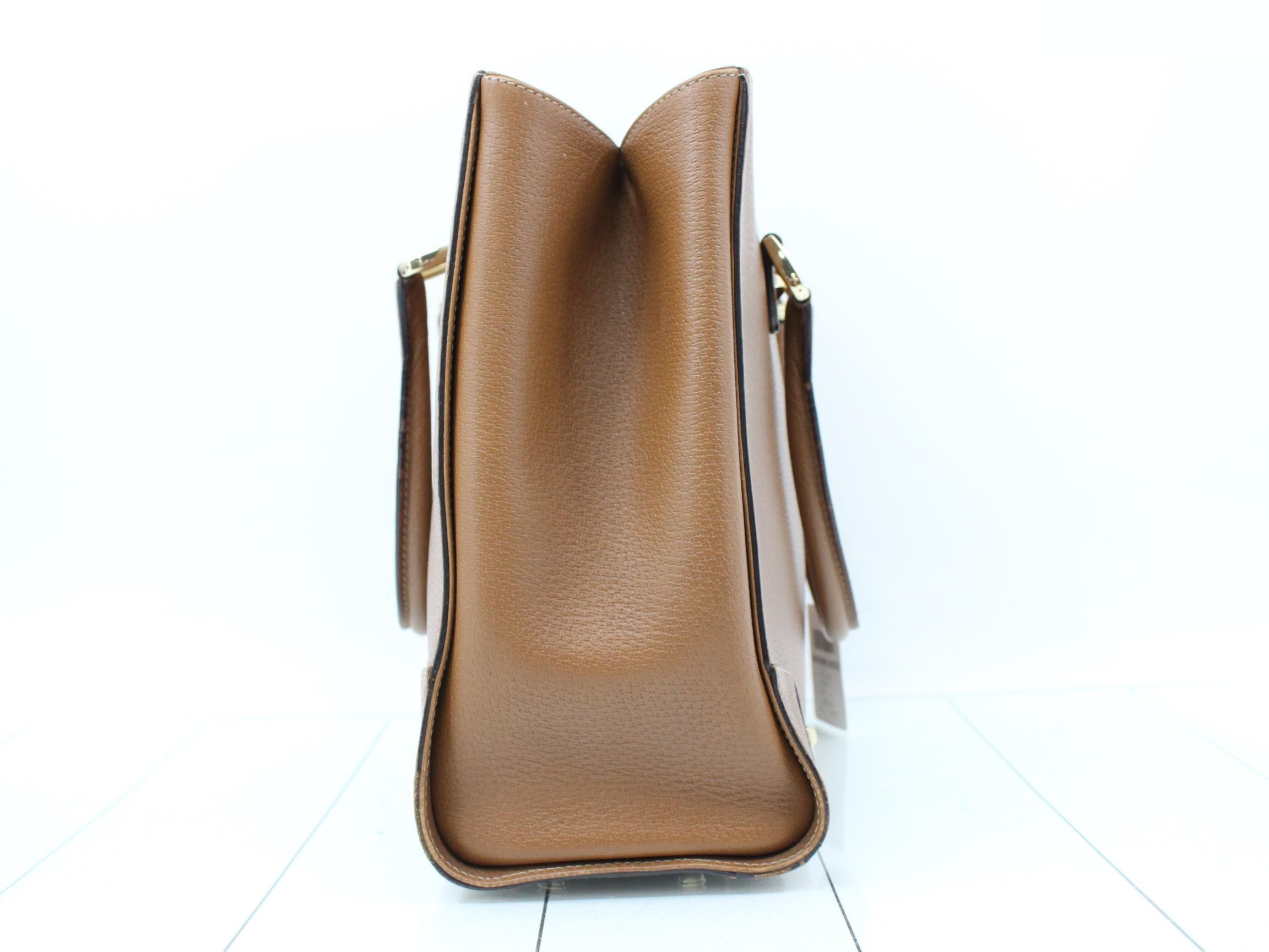 GG Canvas Leather Tote Bag — view 3
