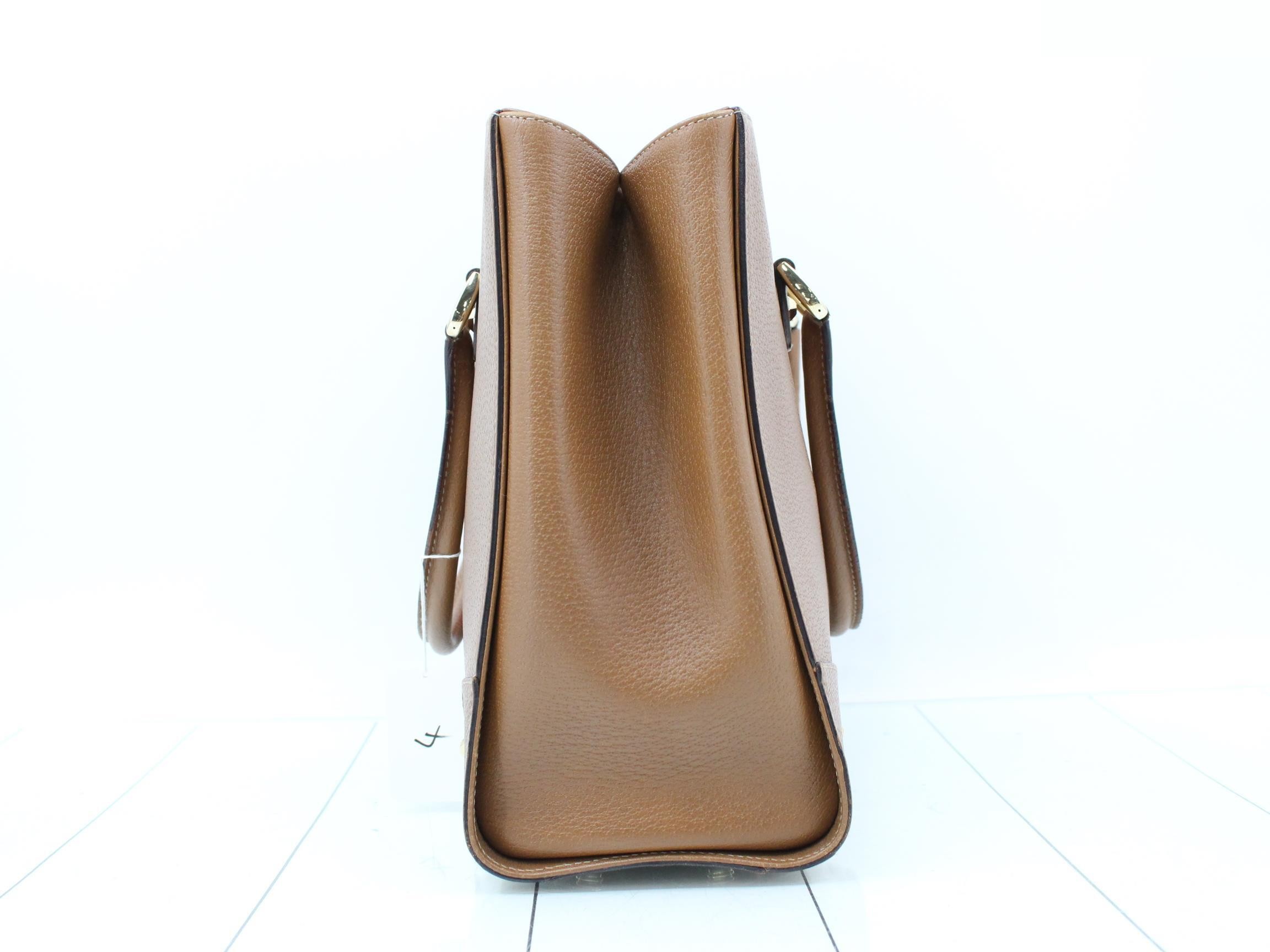 GG Canvas Leather Tote Bag — view 4