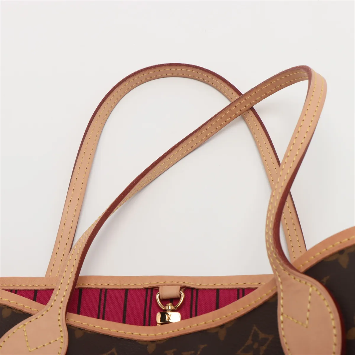 Monogram Neverfull PM M41245 AR2260 Brown x Pink (RFID detected) — view 6