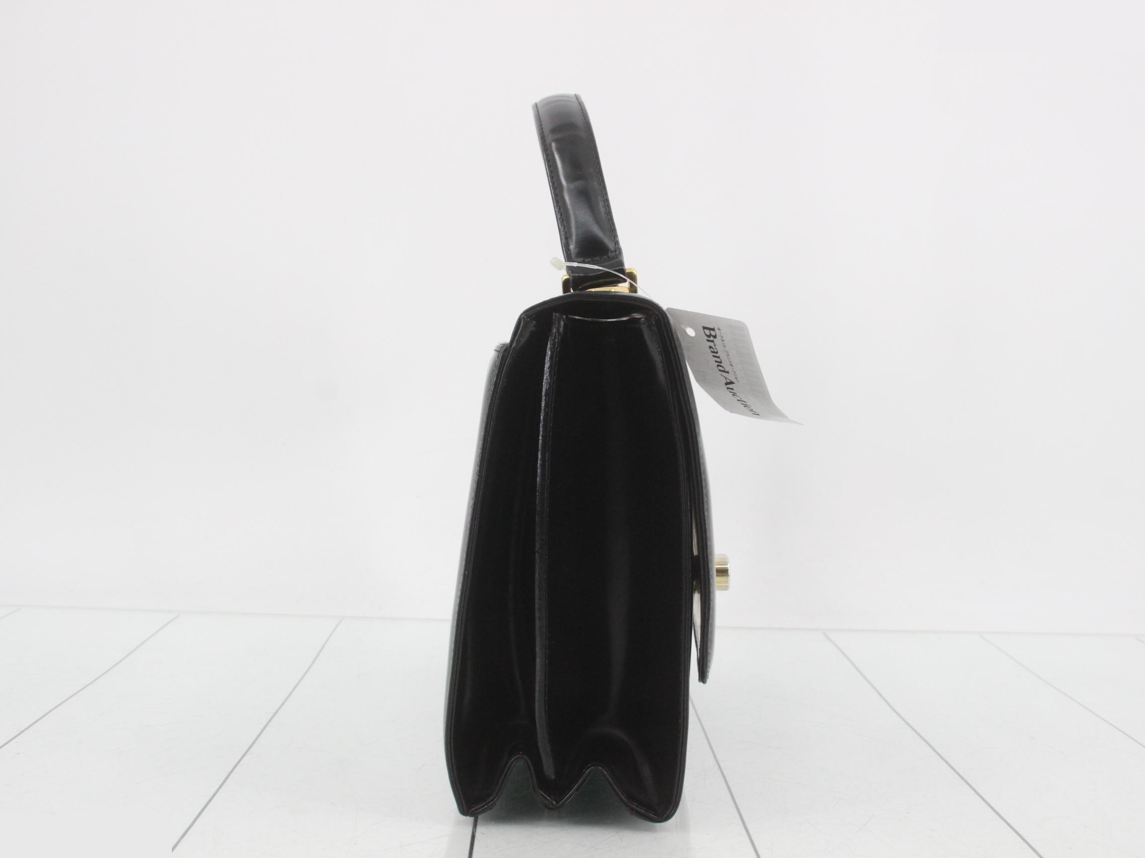 Turnlock leather, black, W26.5 H18 D8 — view 4