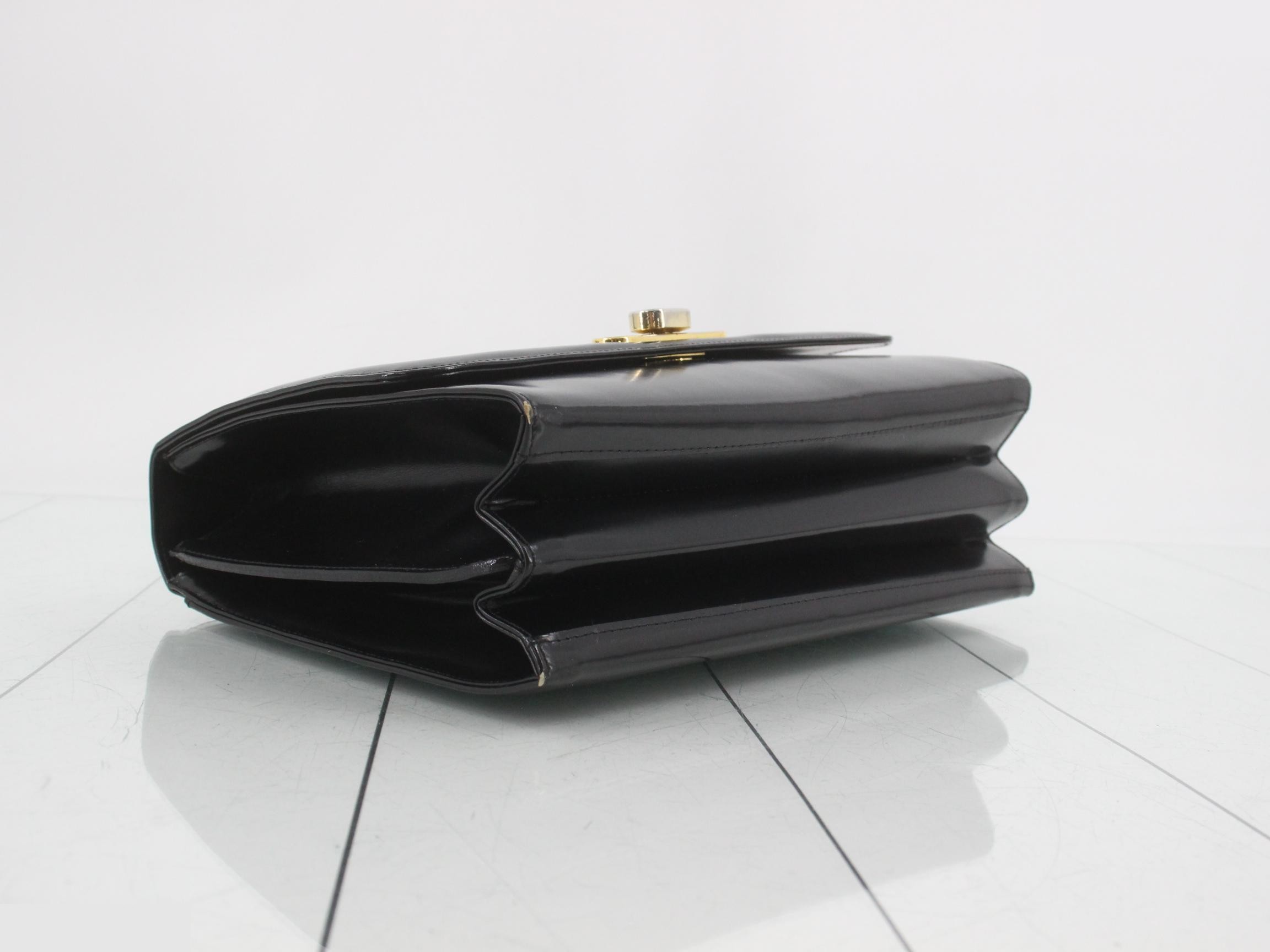 Turnlock leather, black, W26.5 H18 D8 — view 5