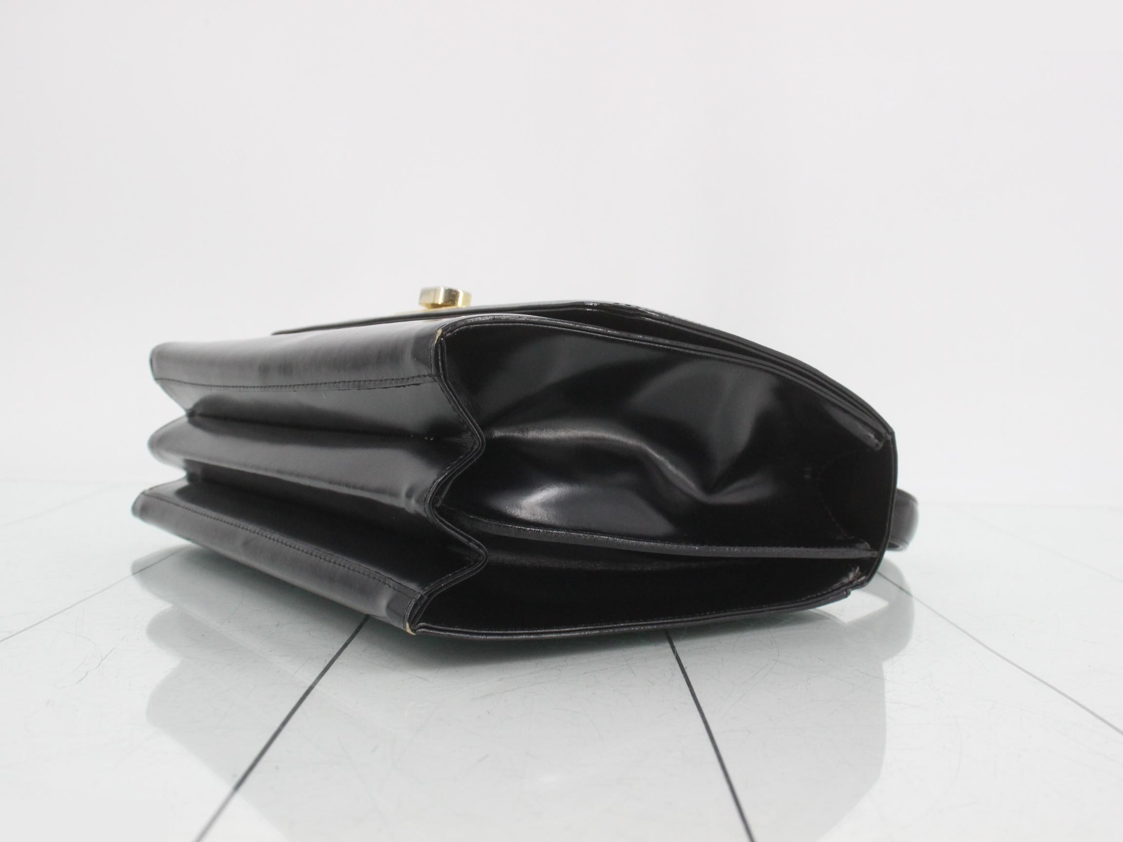 Turnlock leather, black, W26.5 H18 D8 — view 6
