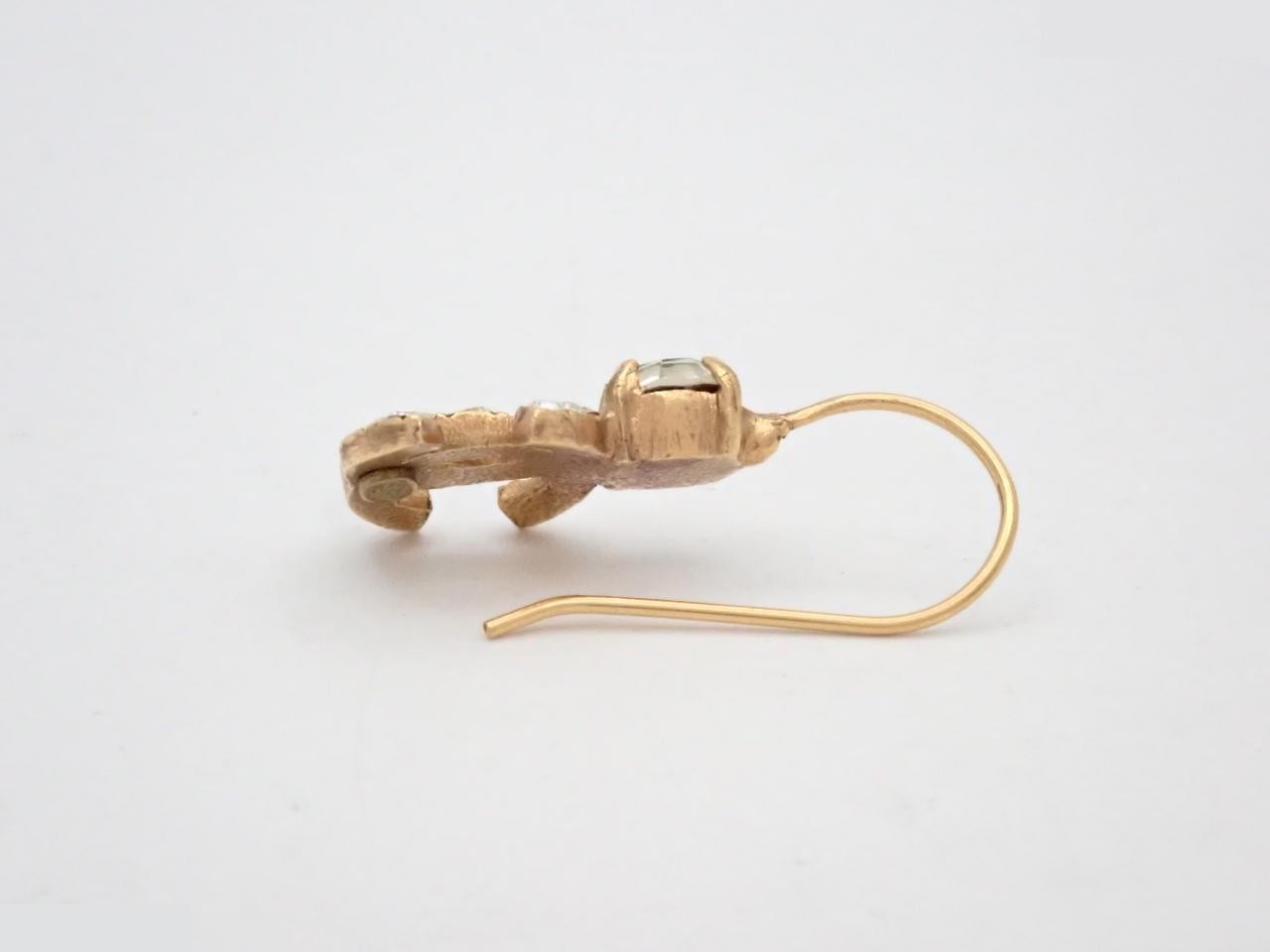 earring, 02A, one earring only. — view 3