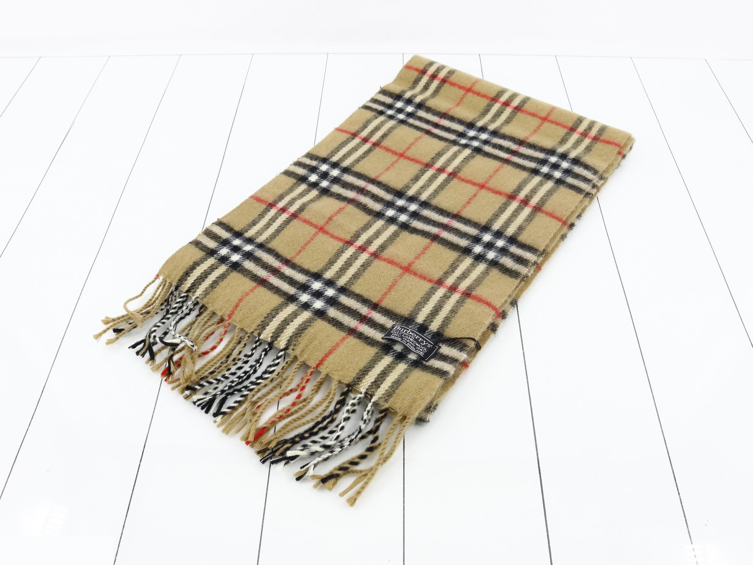 100% Lambswool Nova Check Brown