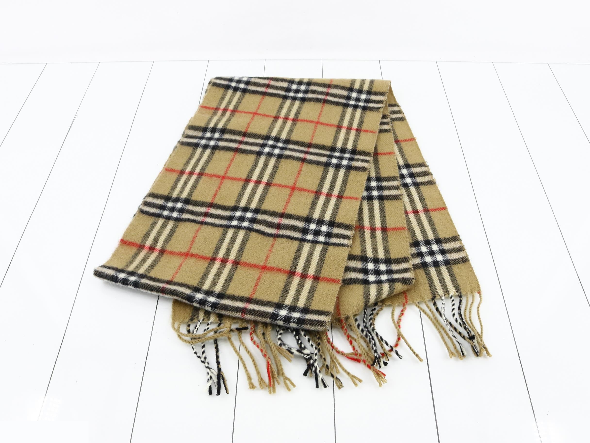 100% Lambswool Nova Check Brown — view 3