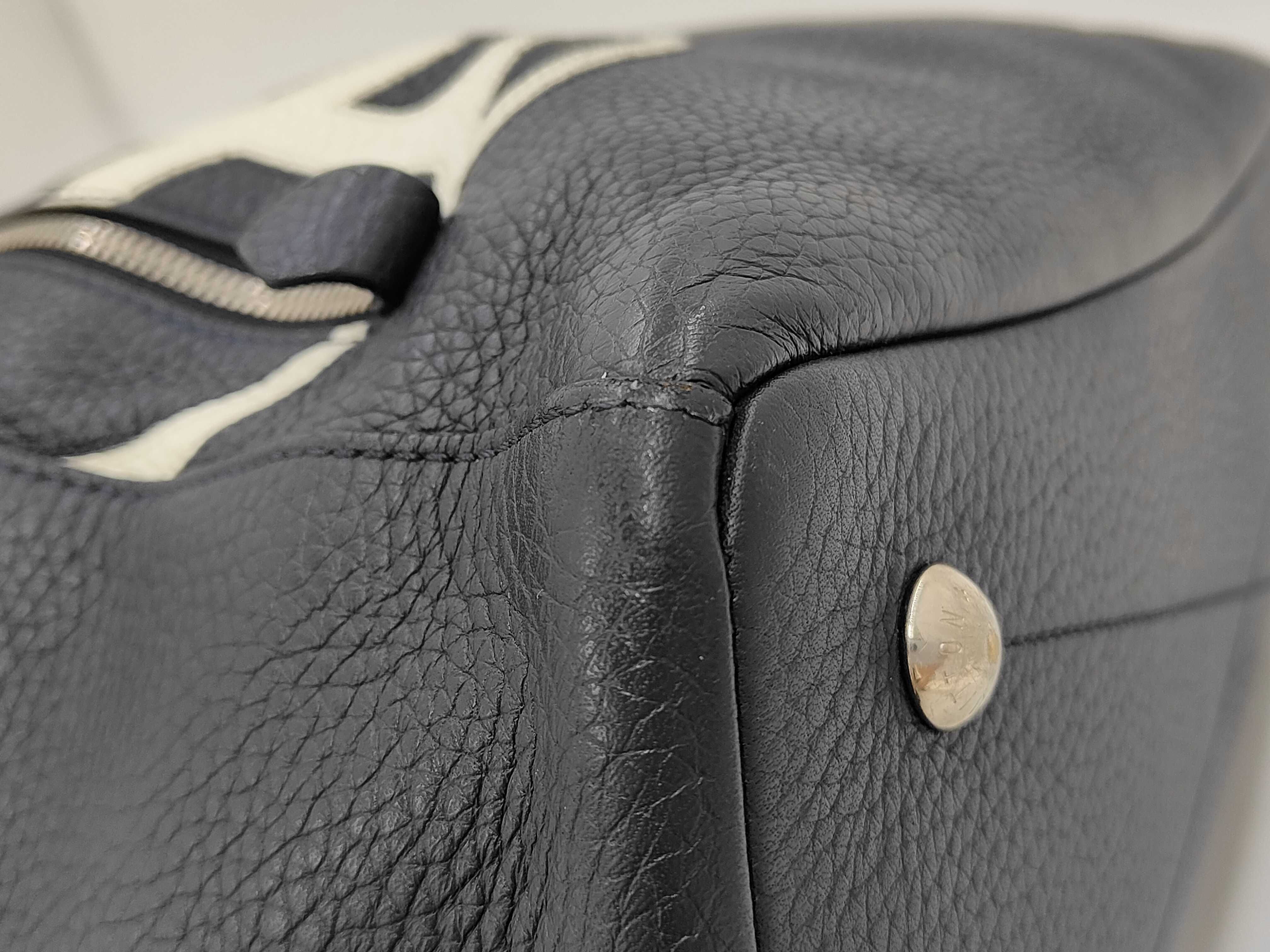 LV Circle Armand Backpack M53442 Dark Navy Taurillon Leather Backpack — view 6