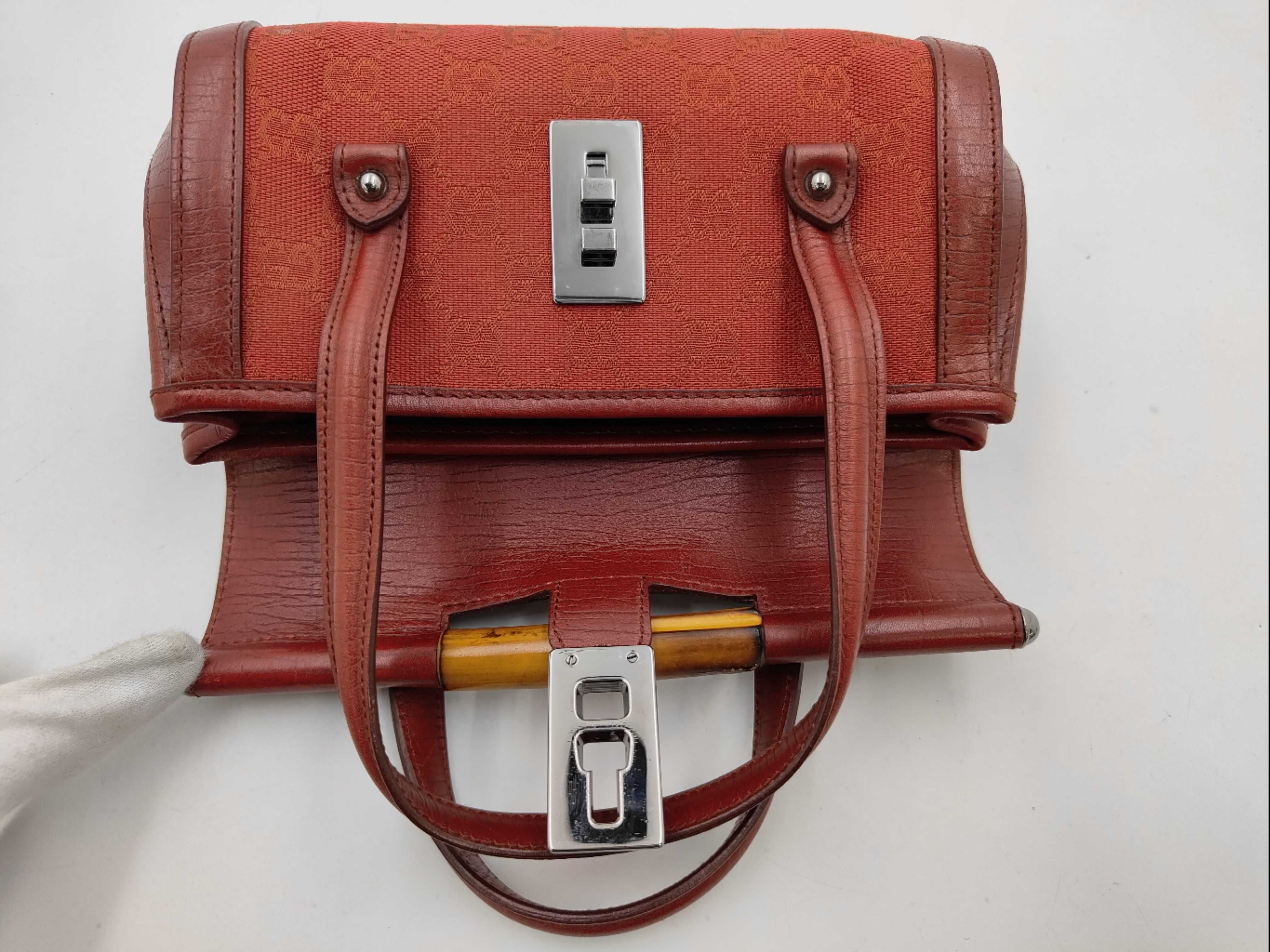 Bamboo GG Canvas Handbag 114991 — view 8