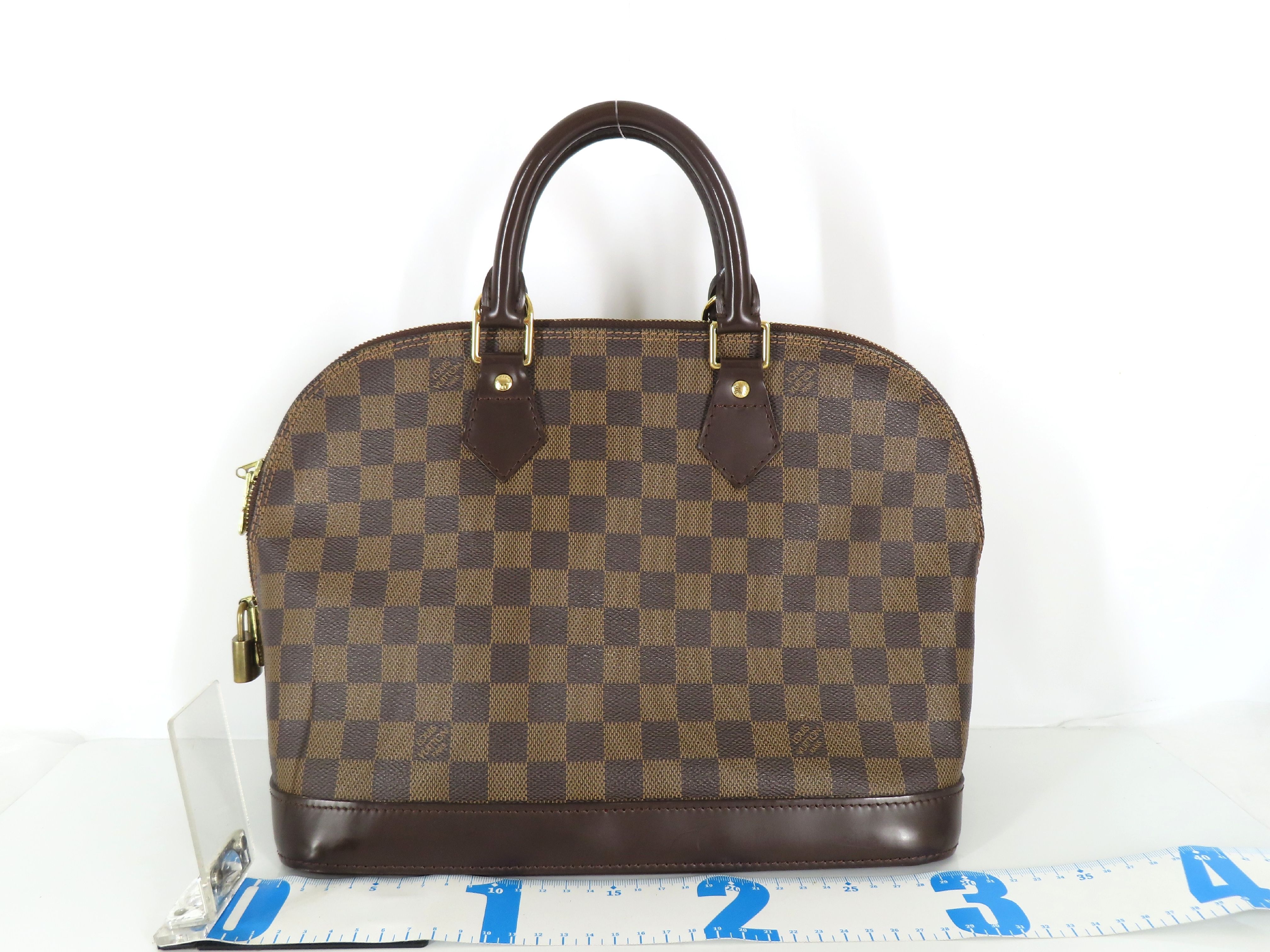 Damier Alma PM N53151 FL0170 Brown Handbag — view 2