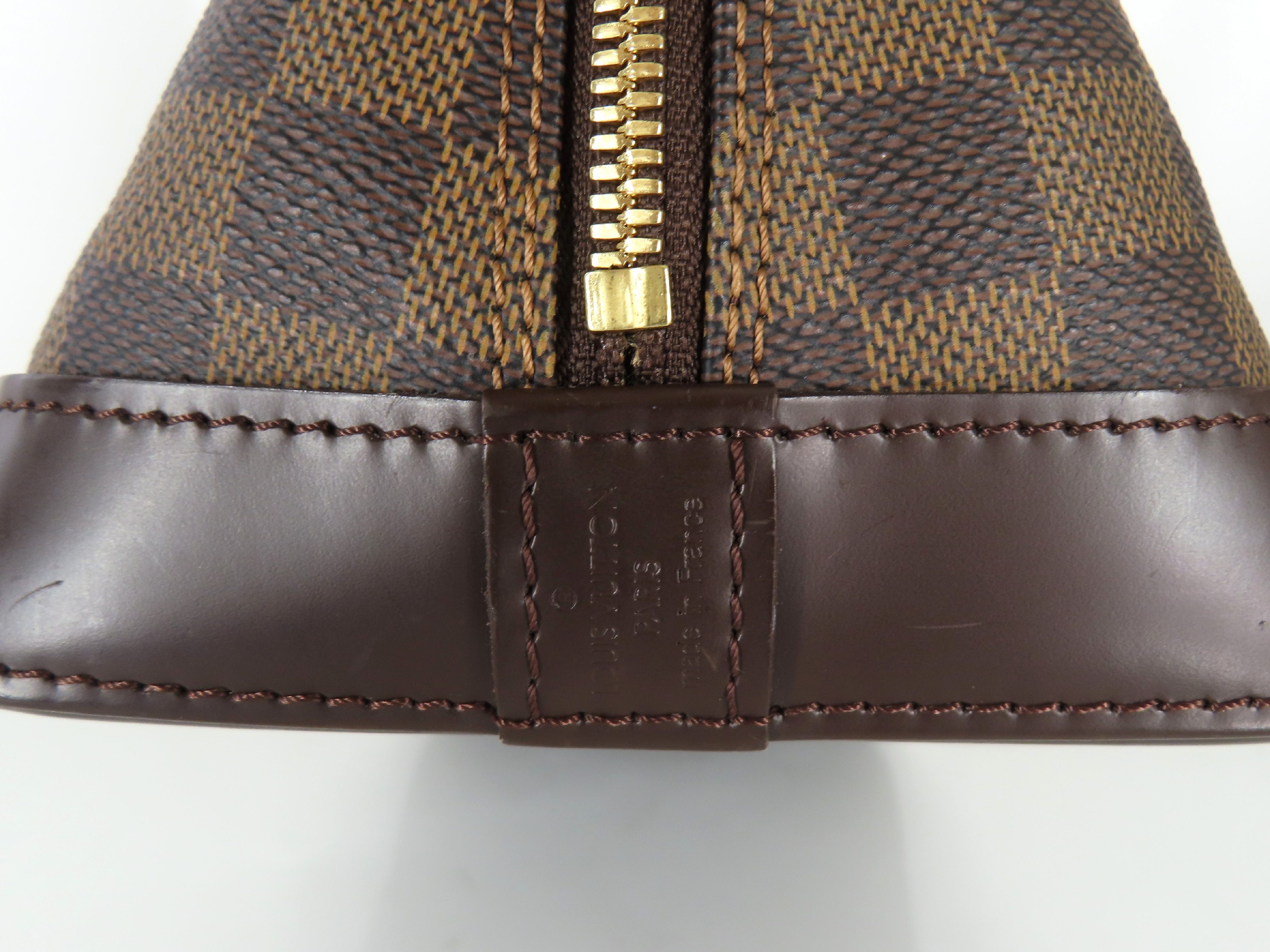 Damier Alma PM N53151 FL0170 Brown Handbag — view 9