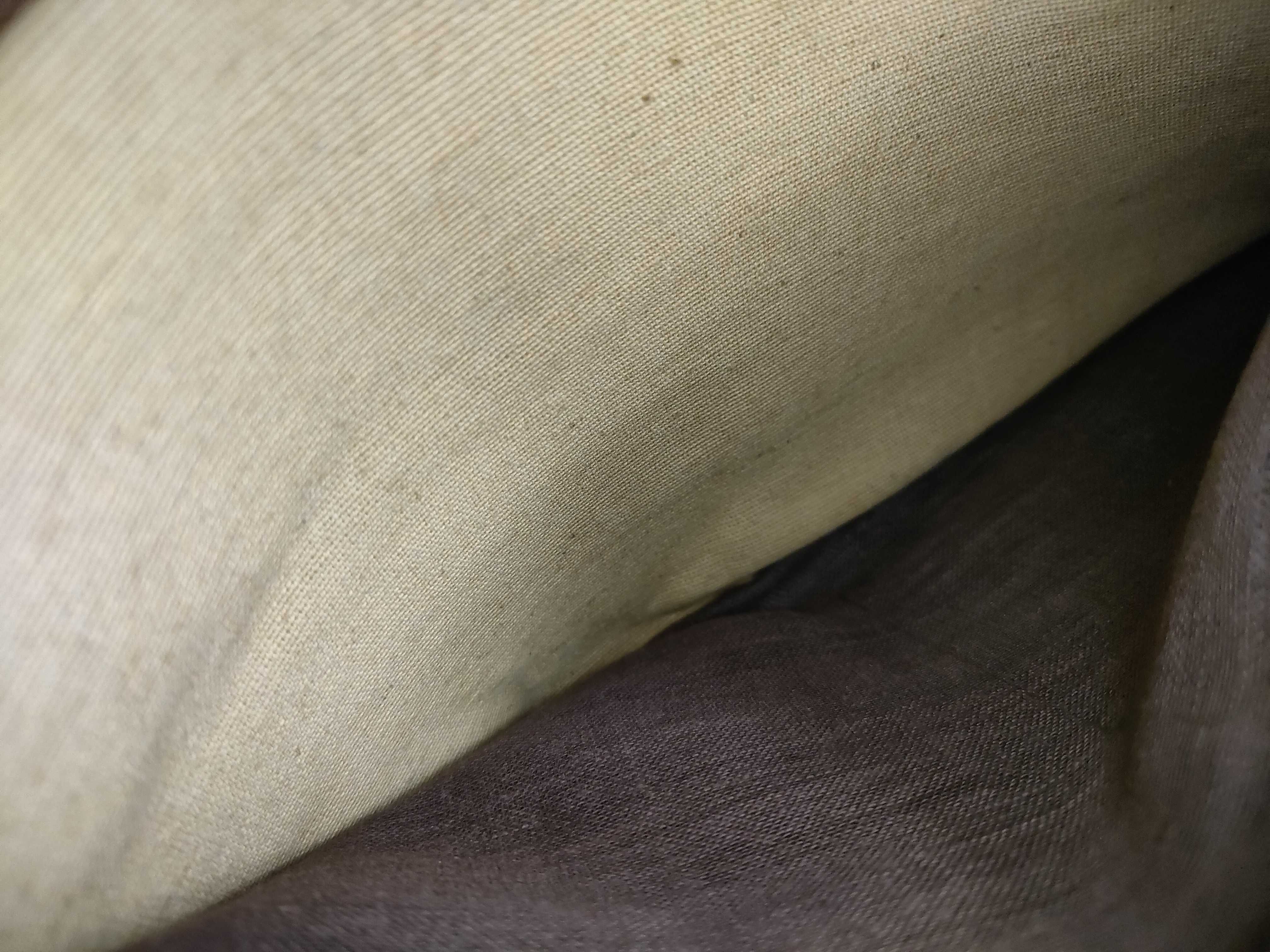 Zucca pattern shoulder bag, canvas and leather, khaki. — view 11