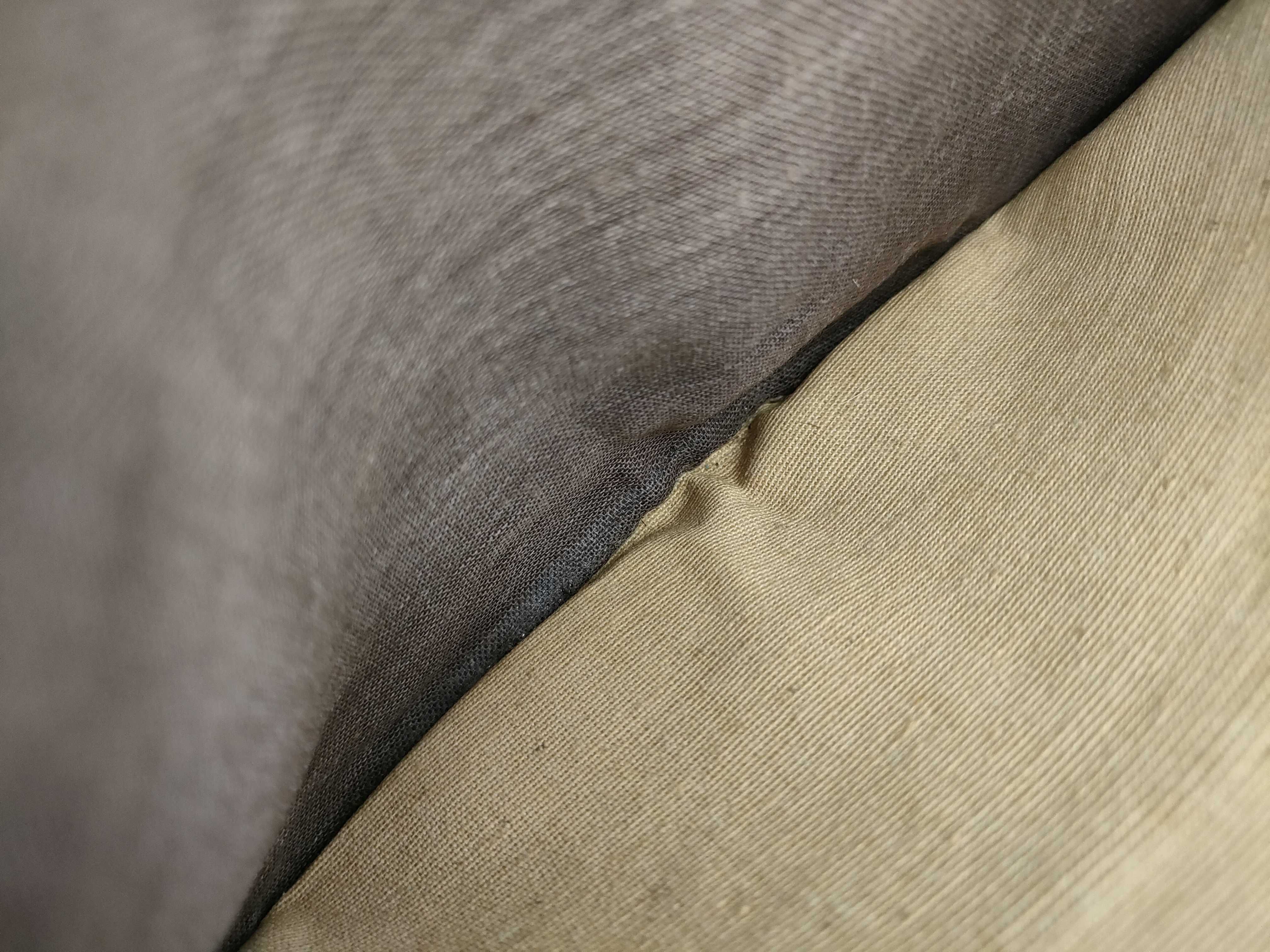Zucca pattern shoulder bag, canvas and leather, khaki. — view 14