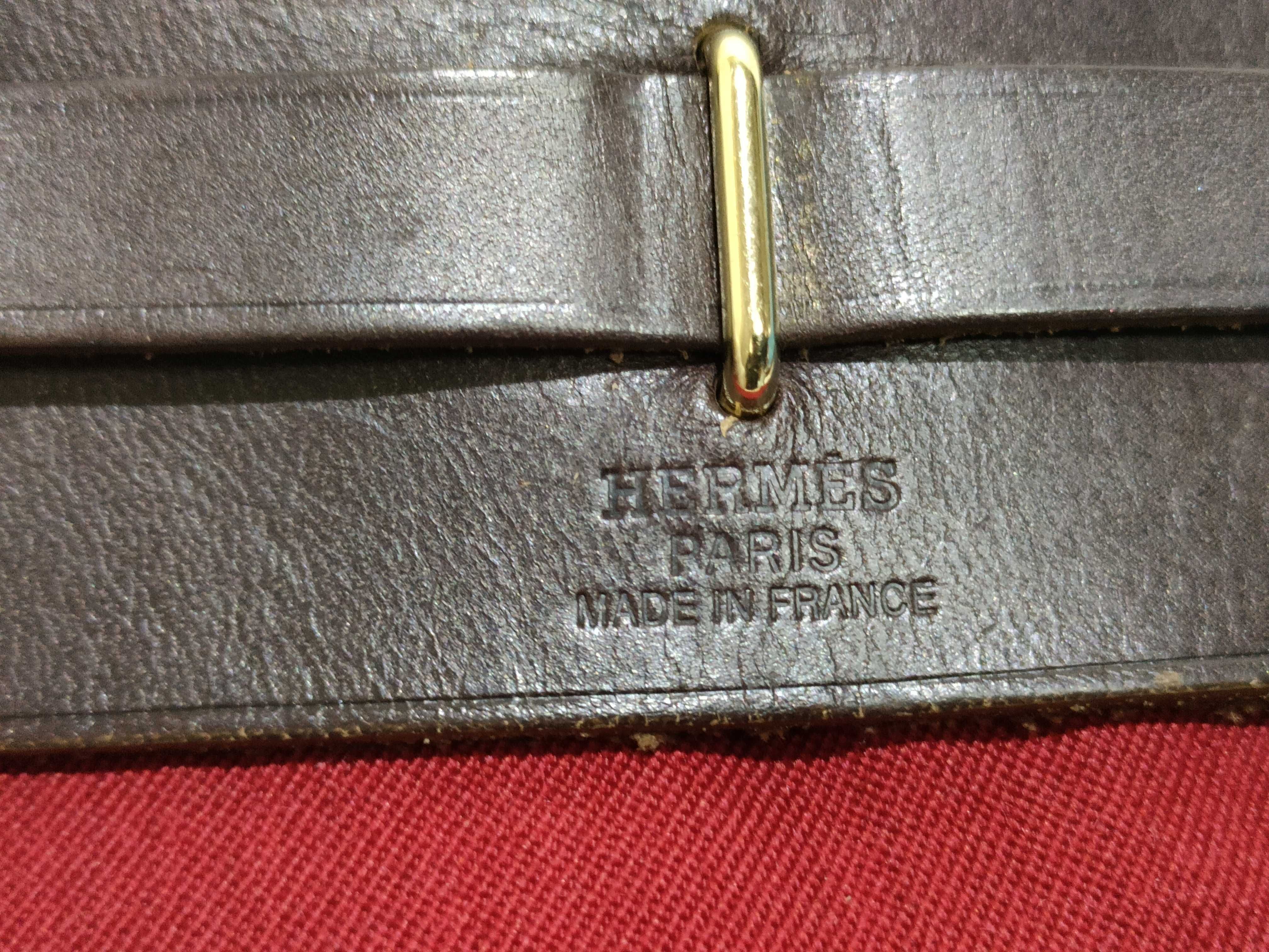 Herbag TPM Shoulder Bag, Canvas and Leather, Red Shoulder Bag — view 10