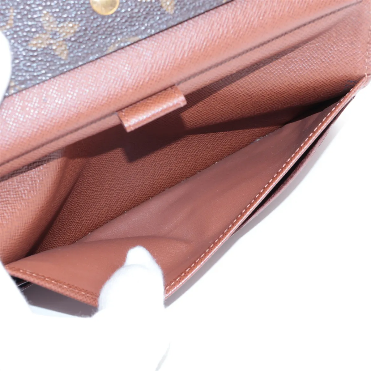Monogram Porte Tresor International M61215 FL0072 Brown Long Wallet — view 7