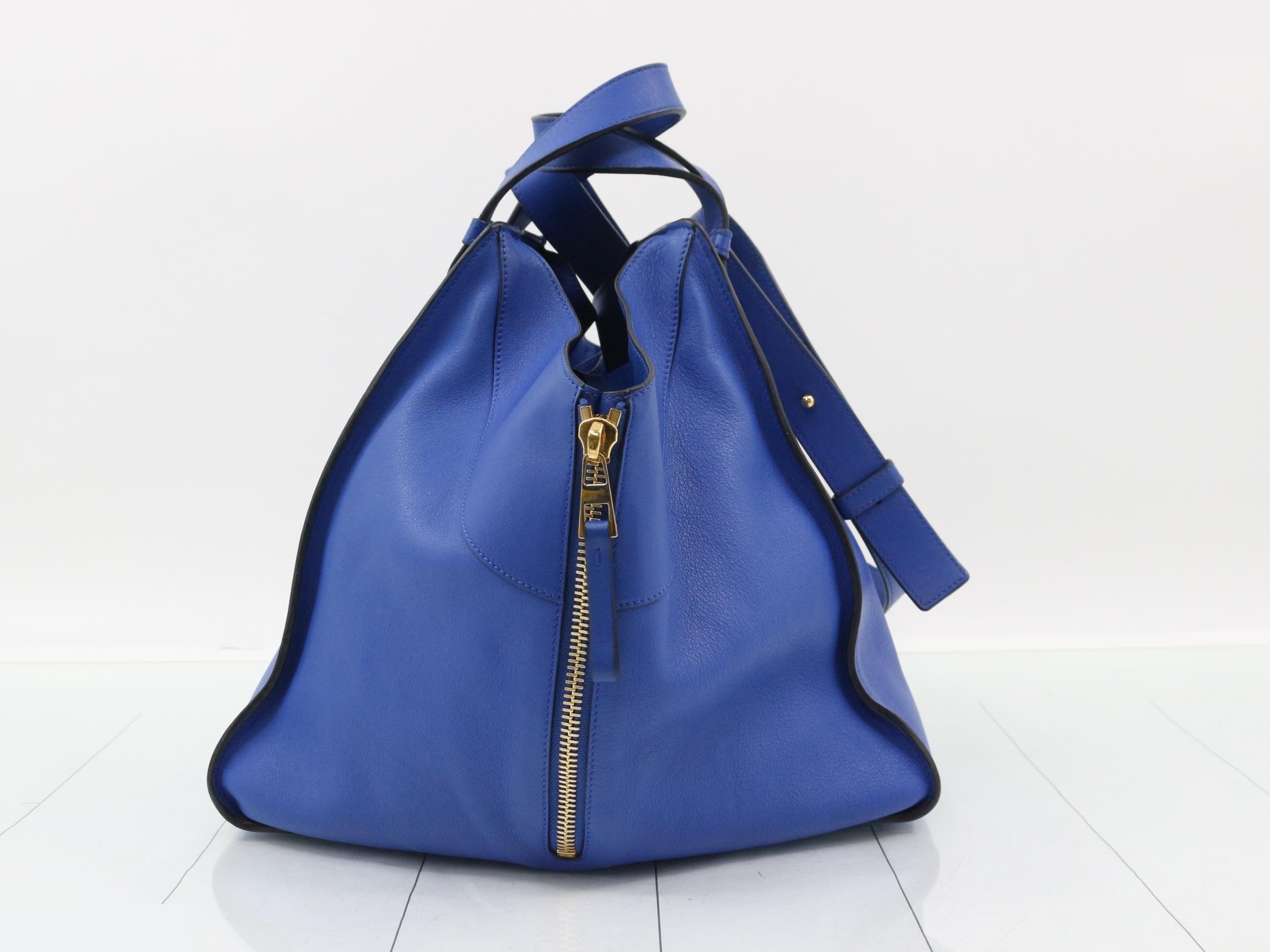 Hammock leather 6WAY handbag blue — view 3