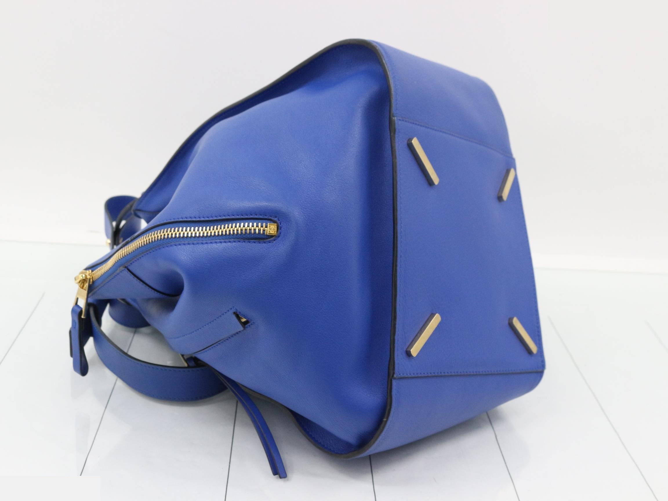 Hammock leather 6WAY handbag blue — view 5