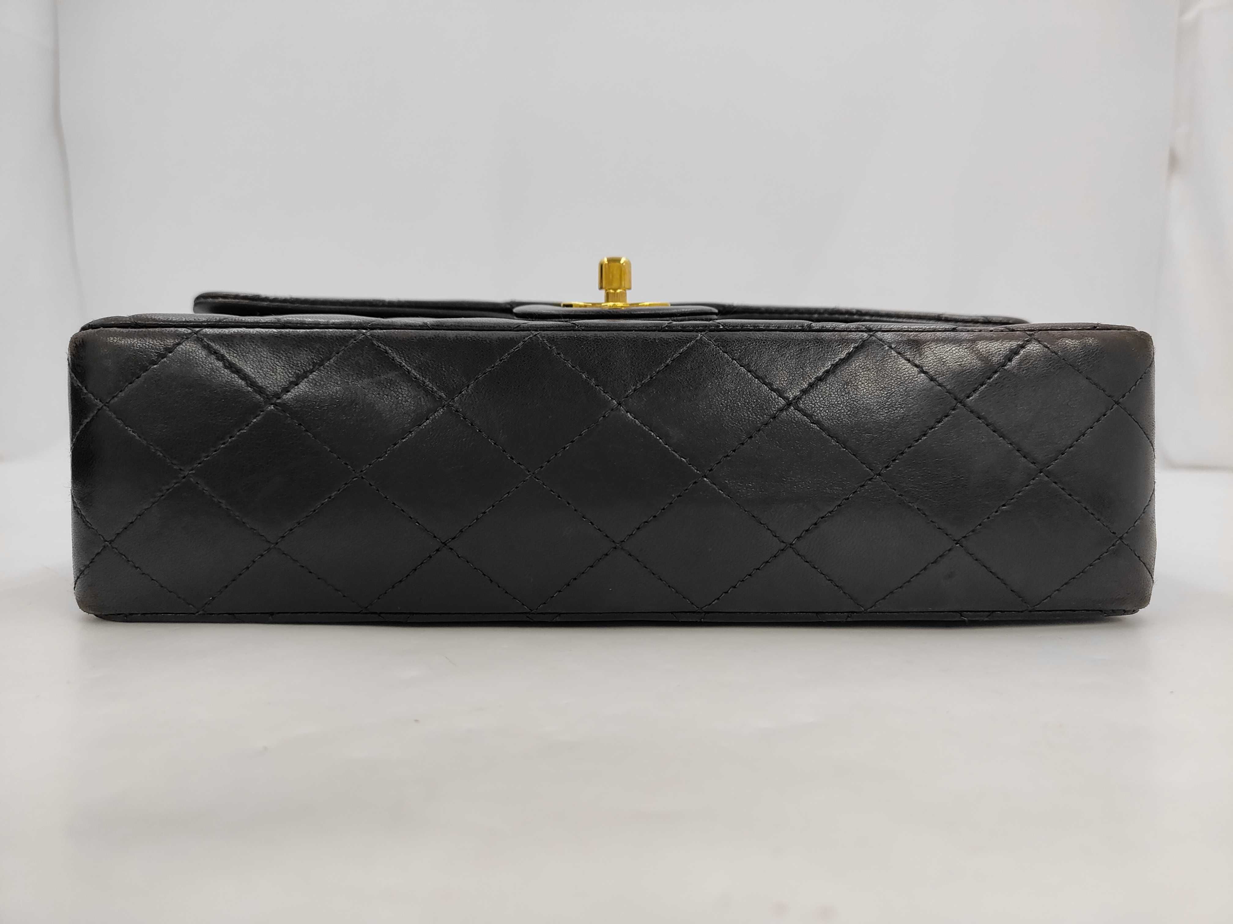 Lambskin Matelassé Double Flap Shoulder Bag — view 3
