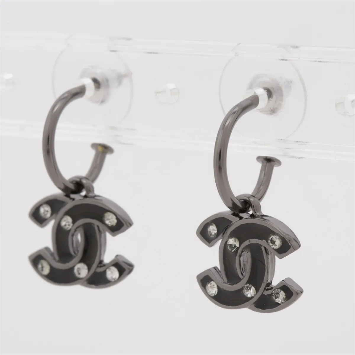 Coco Mark 03A Earrings (Pair) Metal Silver