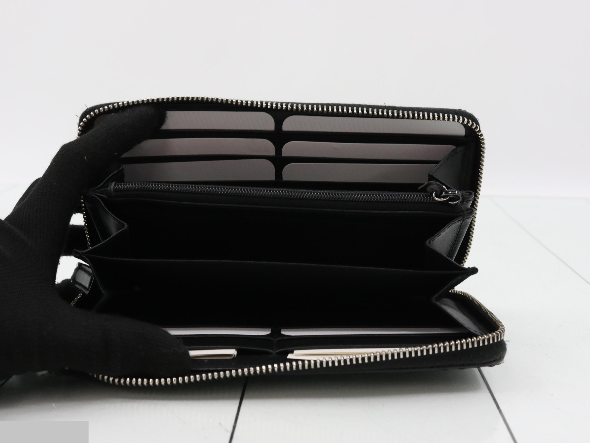 Supreme Long Wallet, Noir (Black), New Web, Zip Around — view 4