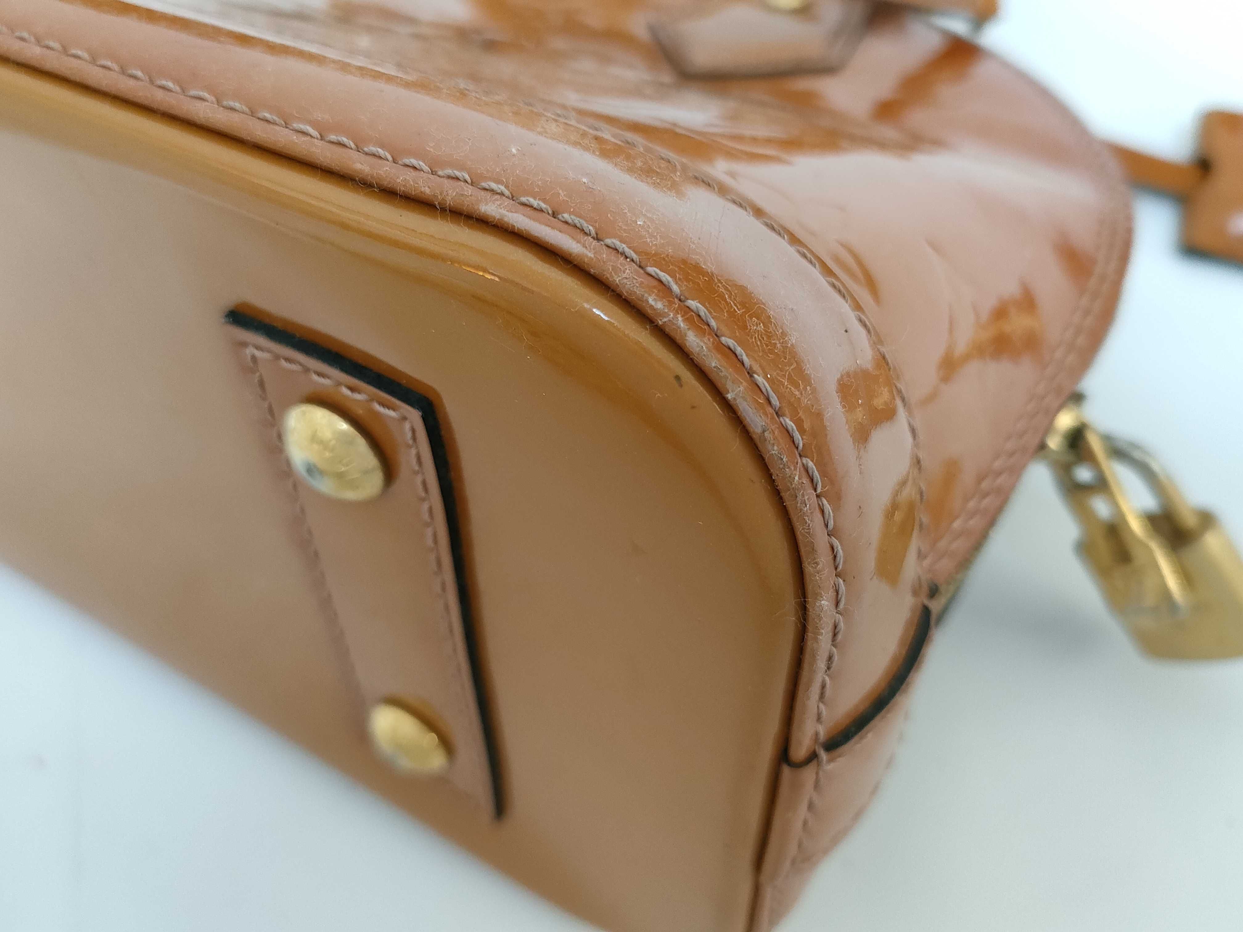 Vernis LV Louis Vuitton Vernis Almabb Hand & Shoulder Bag Handbag — view 4