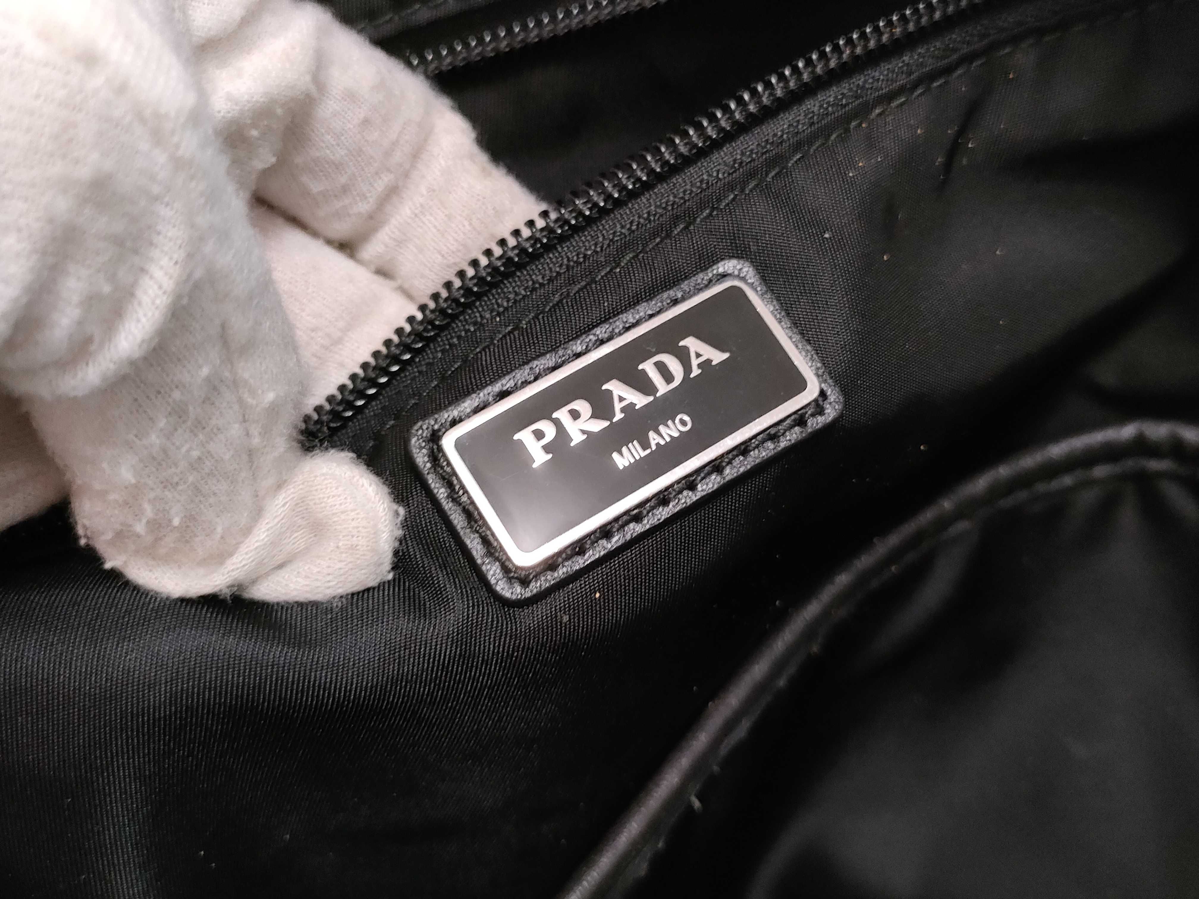 Nylon Prada Tessuto Nylon Backpack NERO Rucksack — view 12