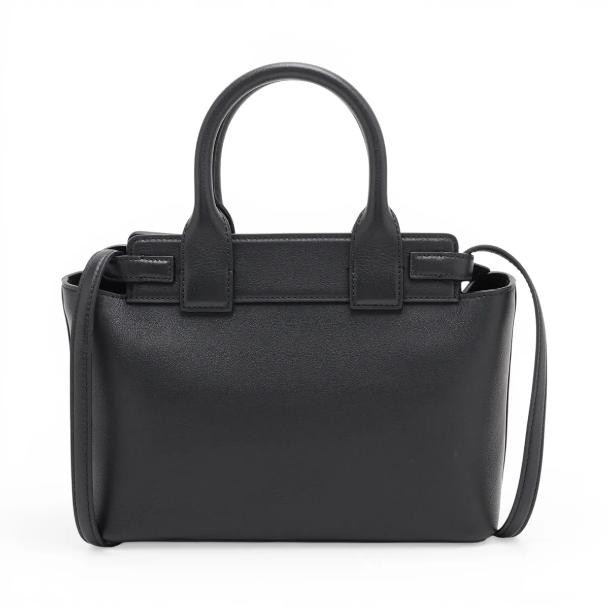 Conti Leather 2-Way Handbag, Black — view 2