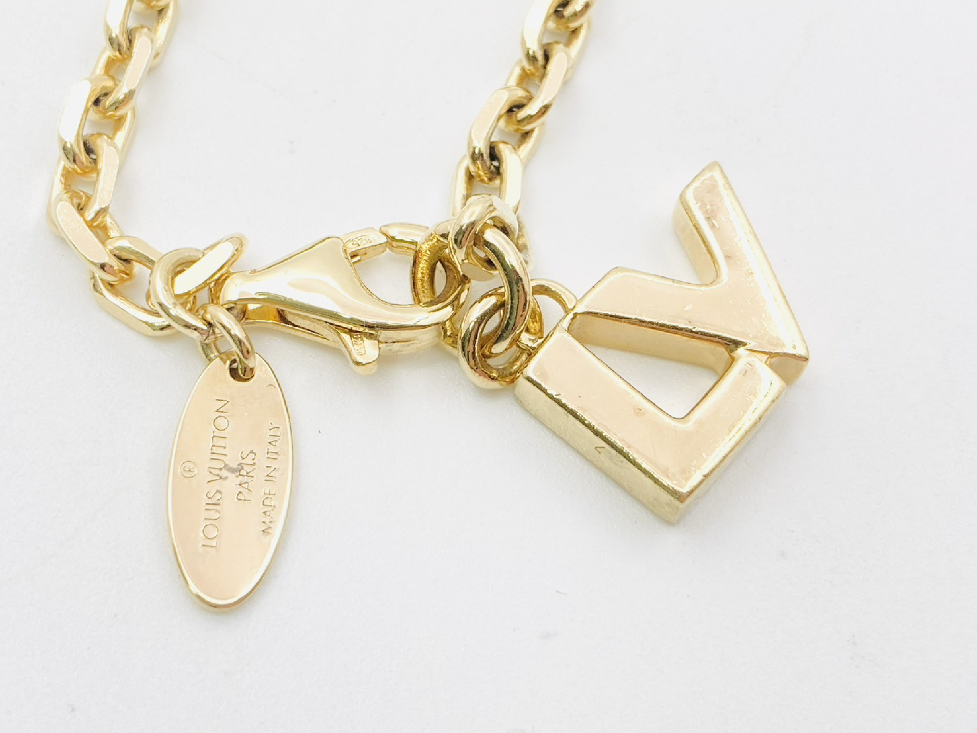 Marina Shade Natural Shell Long Chain Necklace, 925 Stamped, 149g, Gold x Silver Gradient, Large Necklace — view 4