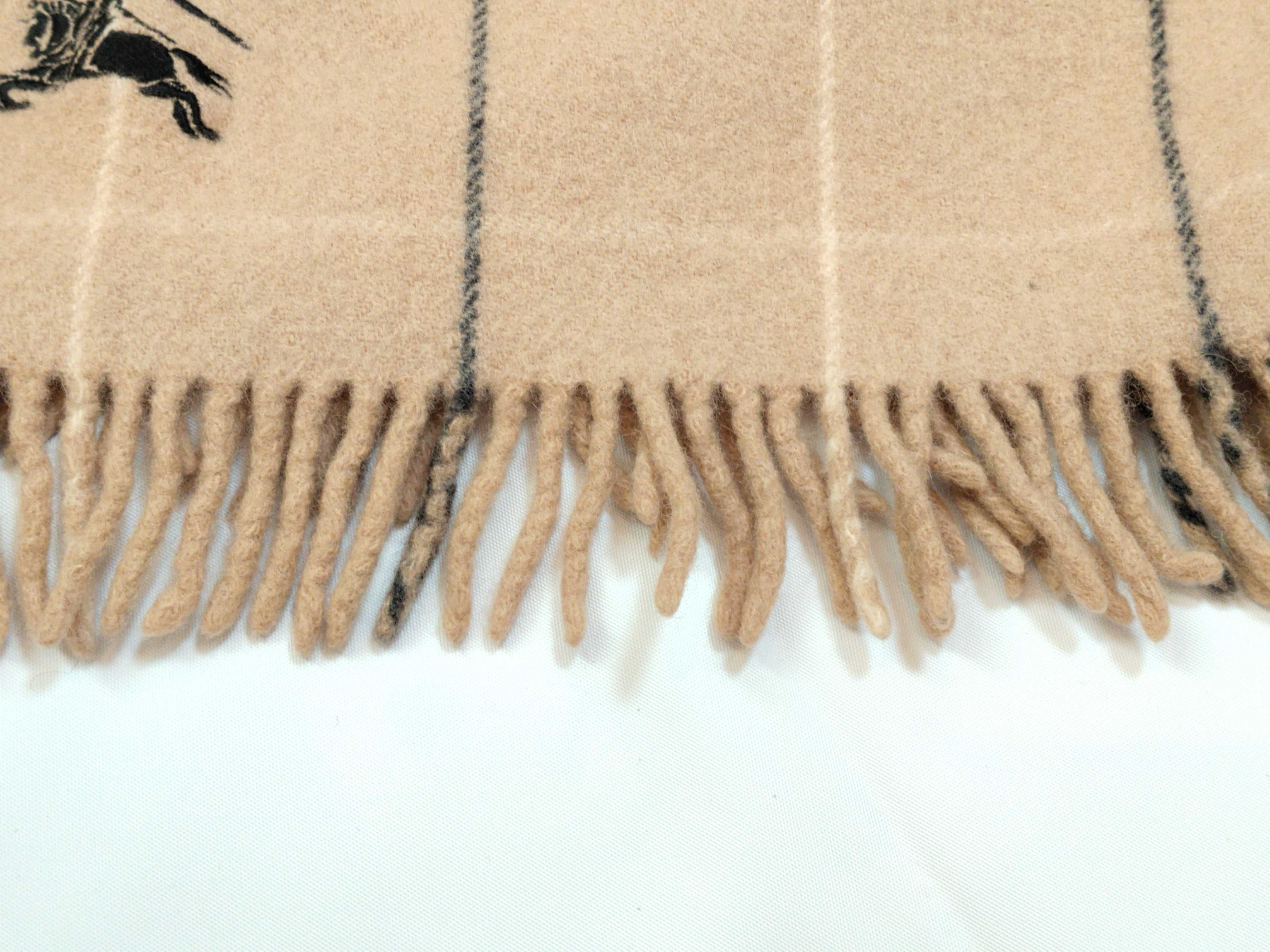 Nova Check Lap Blanket Shawl Beige Other Accessories — view 6