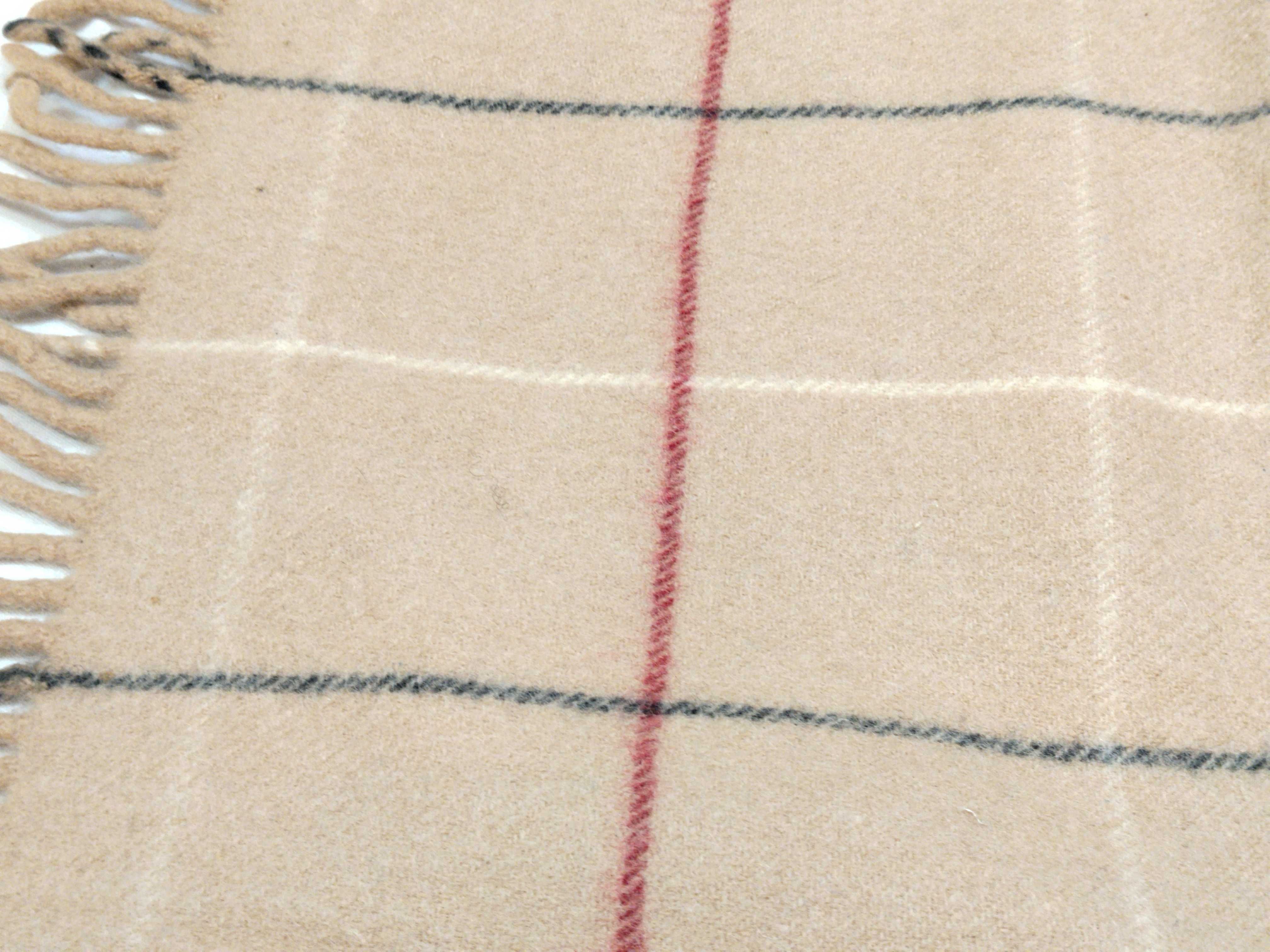 Nova Check Lap Blanket Shawl Beige Other Accessories — view 9