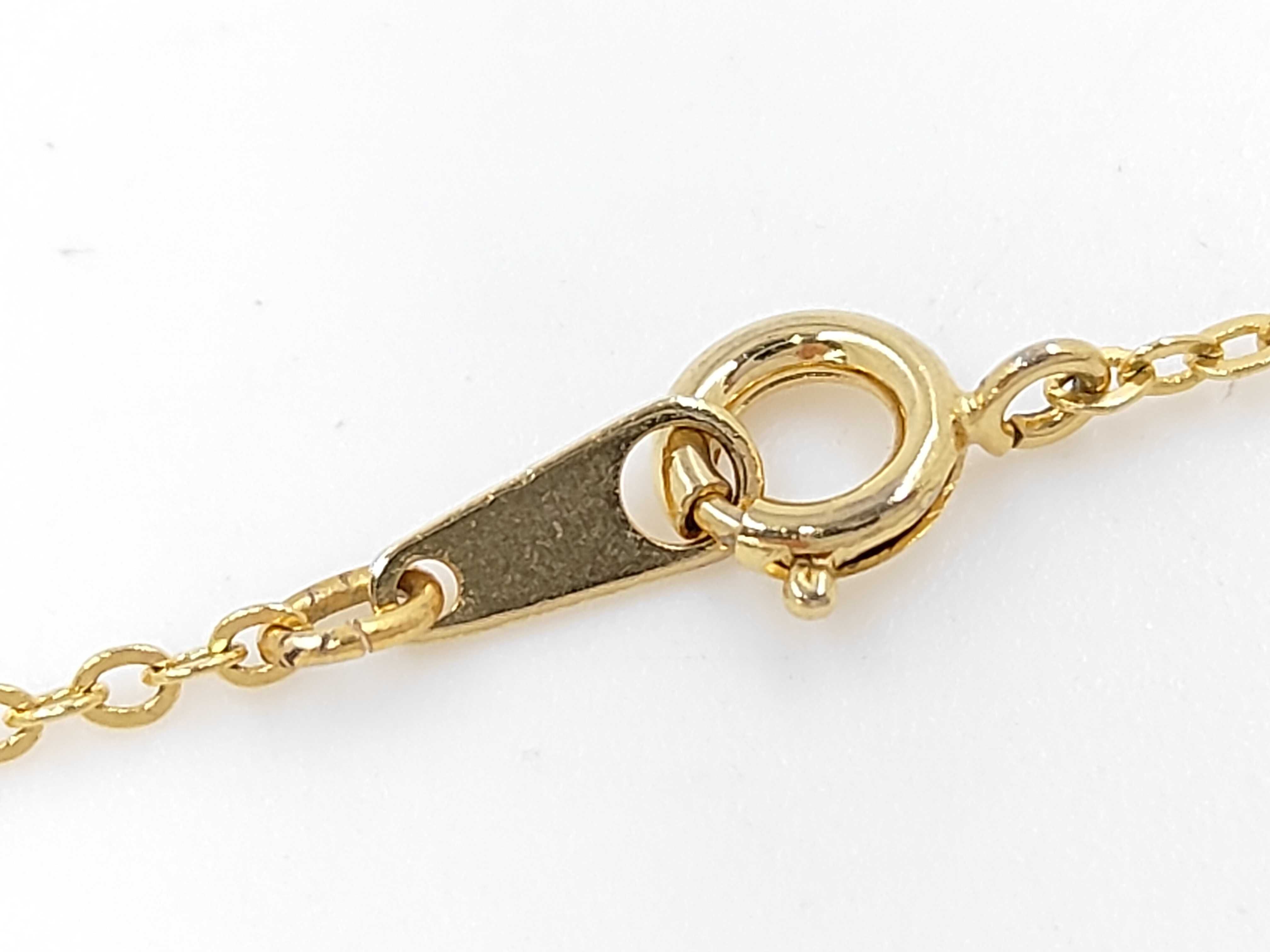 (YSL) Rhinestone GP Necklace — view 5