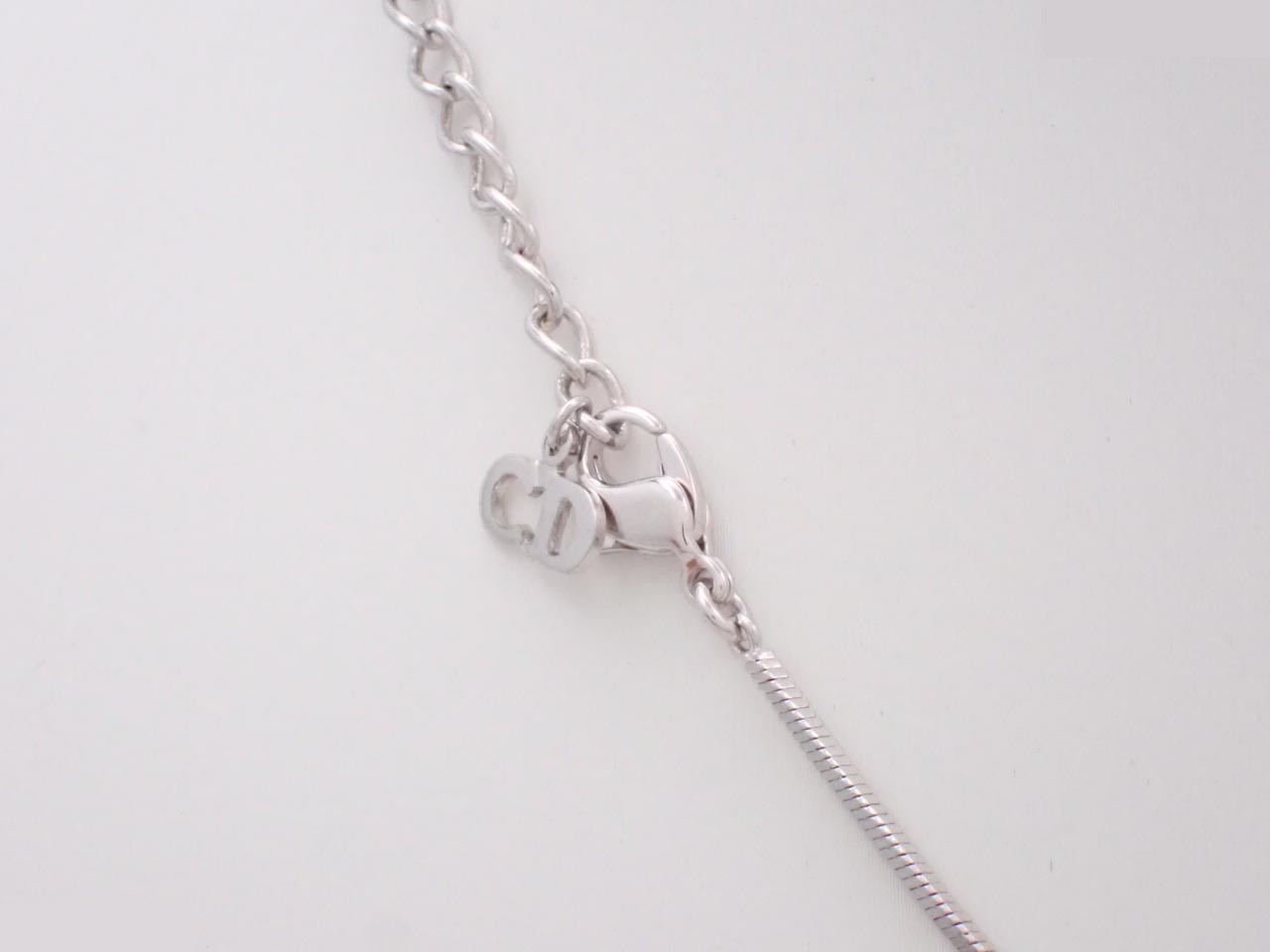 Trotter (precious metal) necklace/pendant, logo plate, silver necklace — view 2