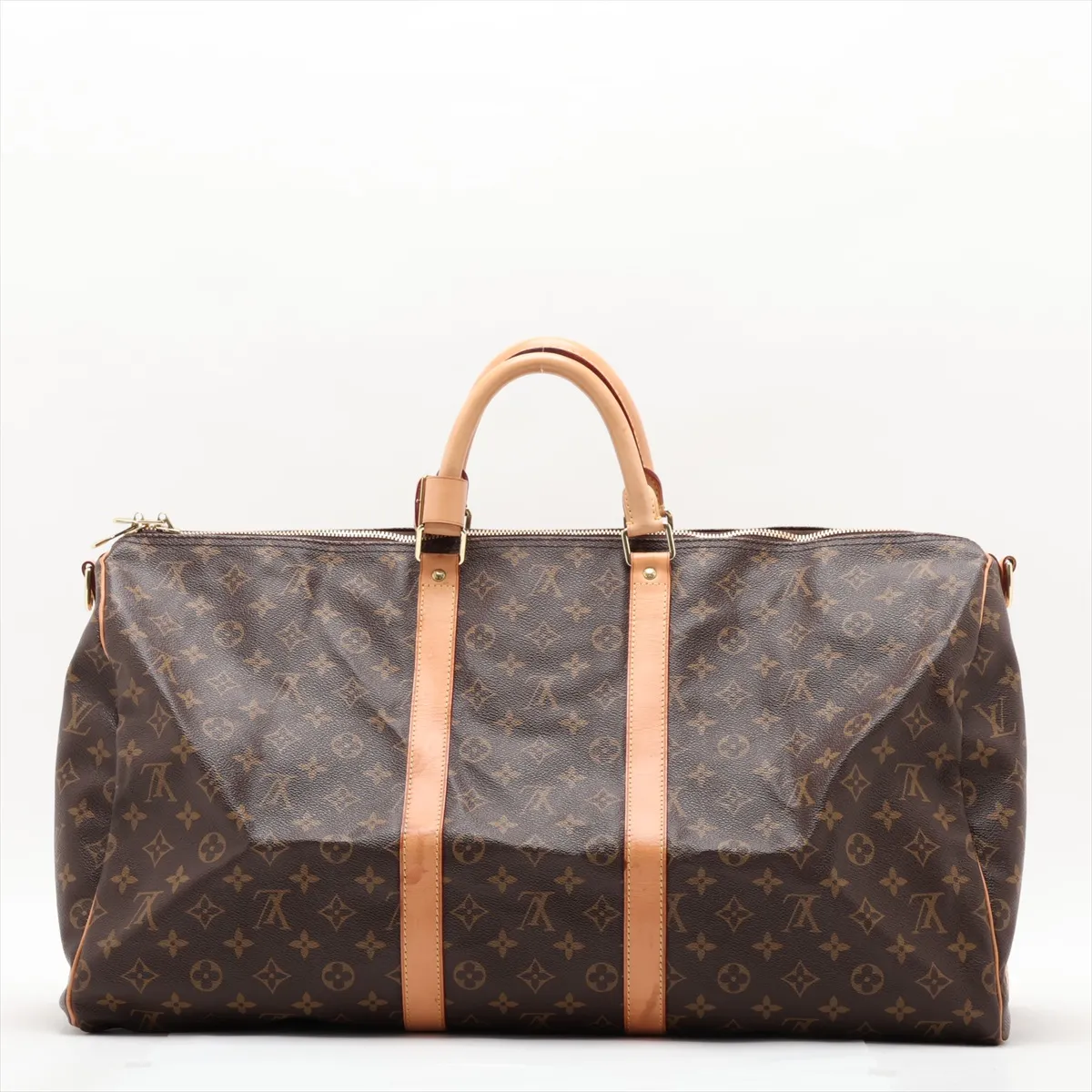 Monogram Keepall Bandoulière 55 M41414 DR1117 Brown — view 2