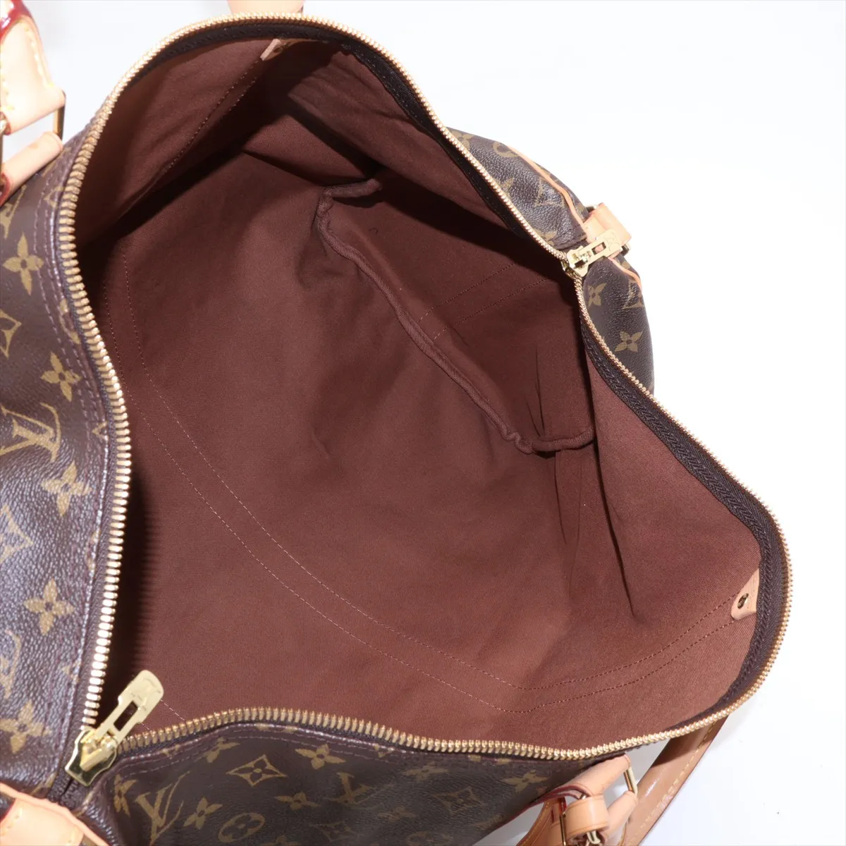 Monogram Keepall Bandoulière 55 M41414 DR1117 Brown — view 8