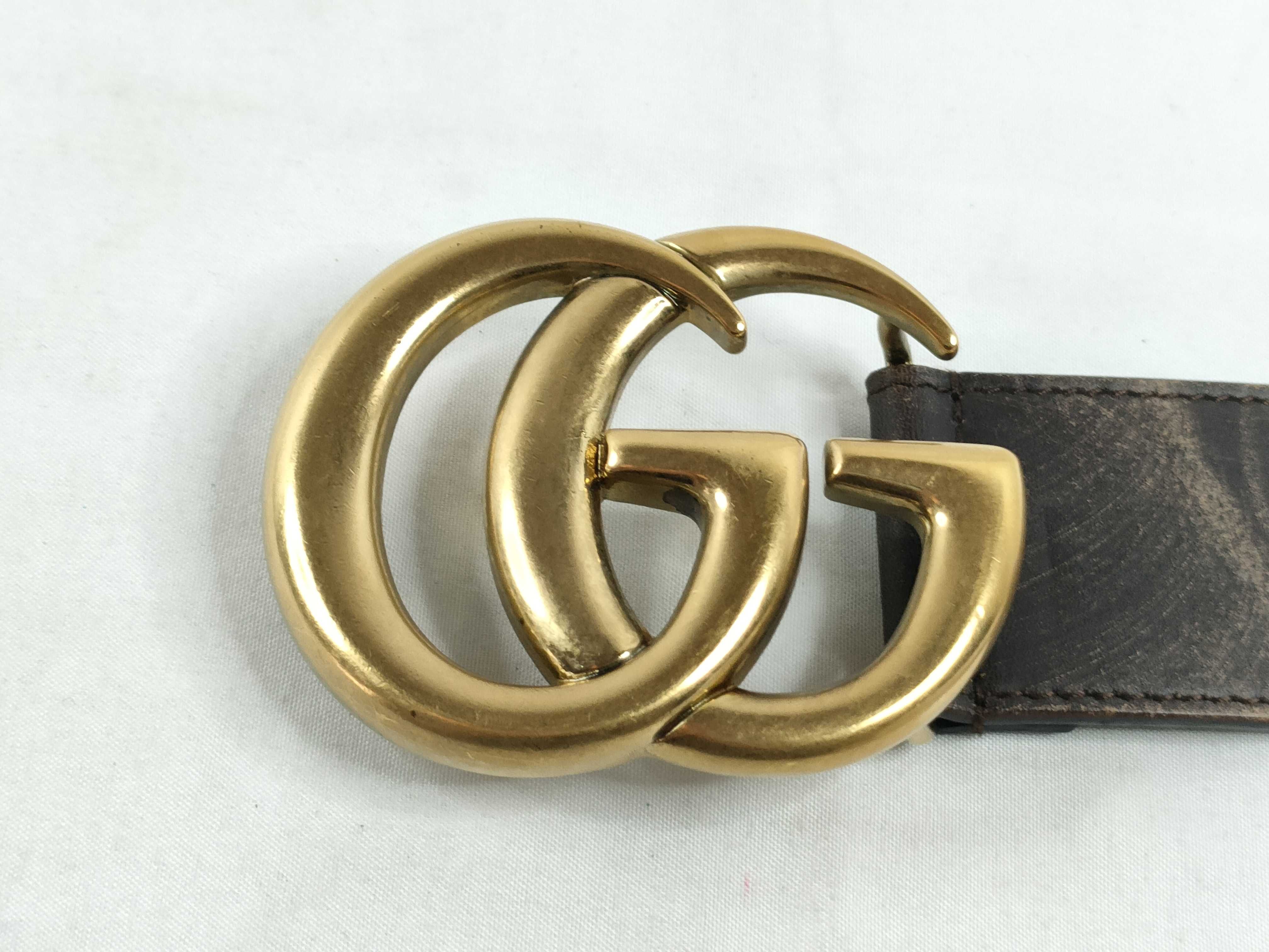GG Marmont Belt, Brown, Size 80 — view 3