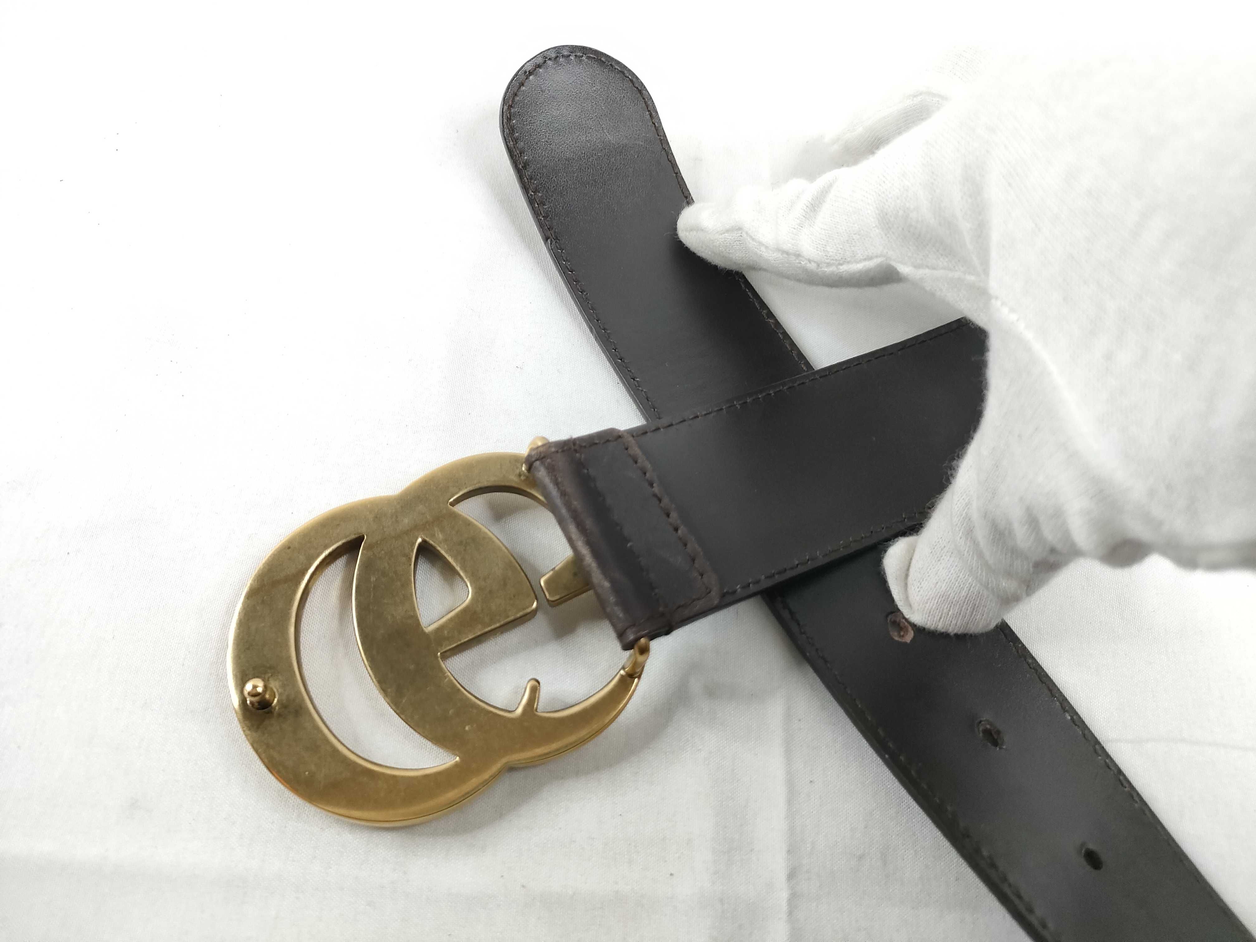 GG Marmont Belt, Brown, Size 80 — view 4