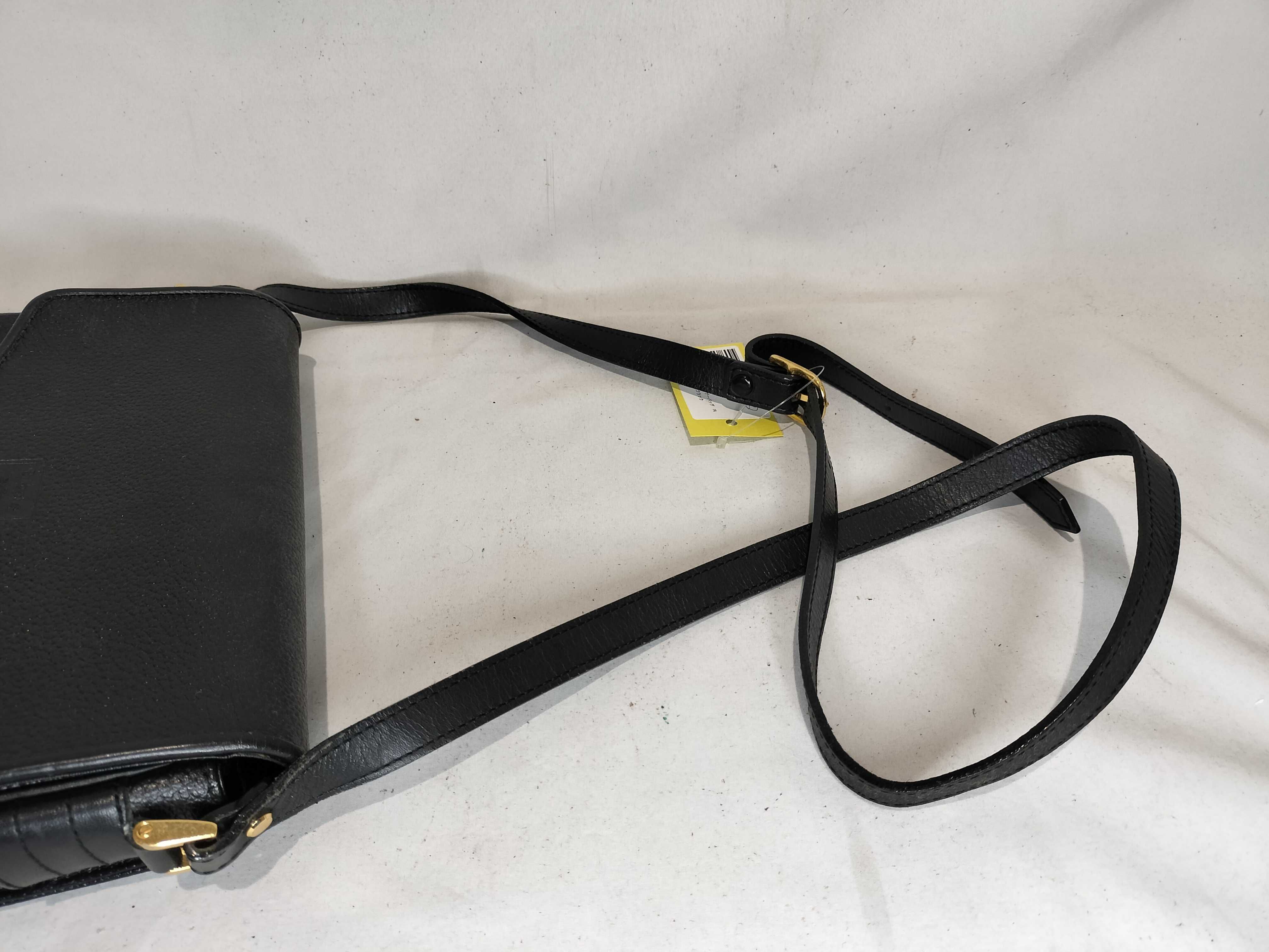 leather bag with Nova Check interior, black shoulder bag — view 4