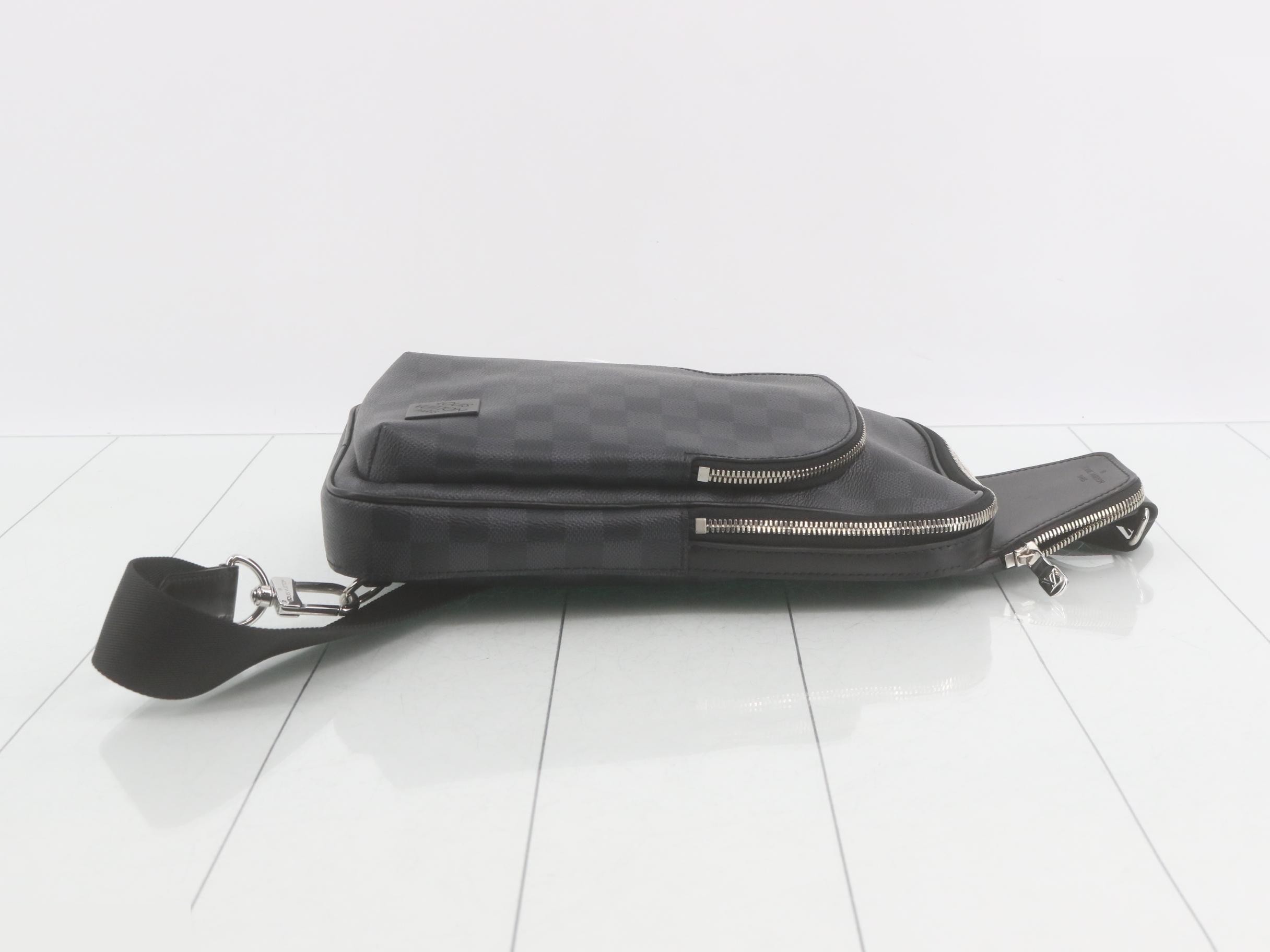 Unused Damier Graphite Avenue Sling Bag N45302 IC — view 3